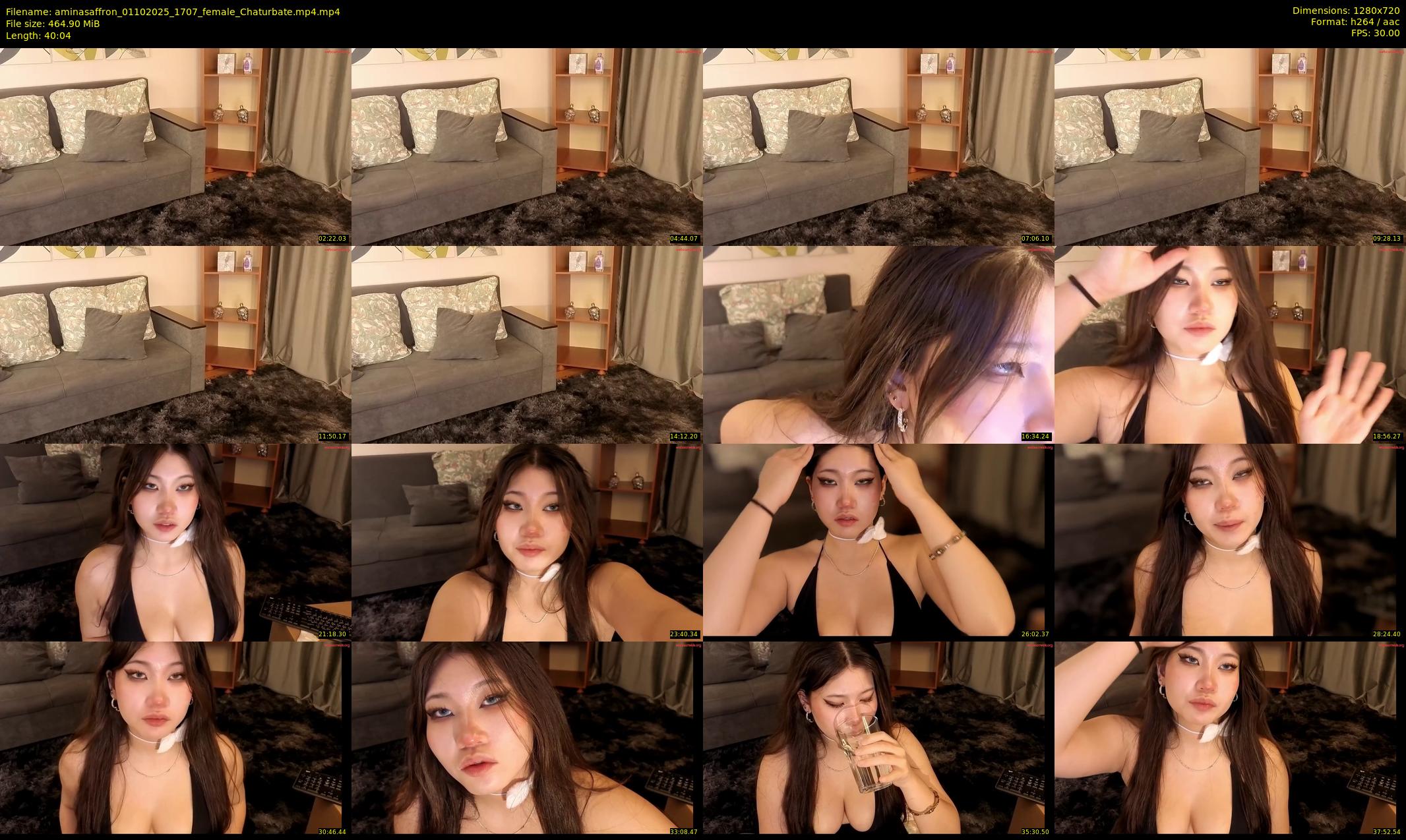 aminasaffron — 41 minute Chaturbate female cam show recording, 720p, Oct 1, 2025