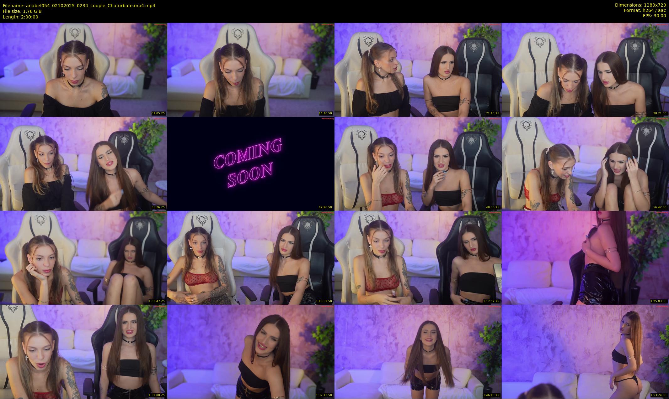 anabel054 — 120 minute Chaturbate female cam show recording, 720p, Oct 2, 2025