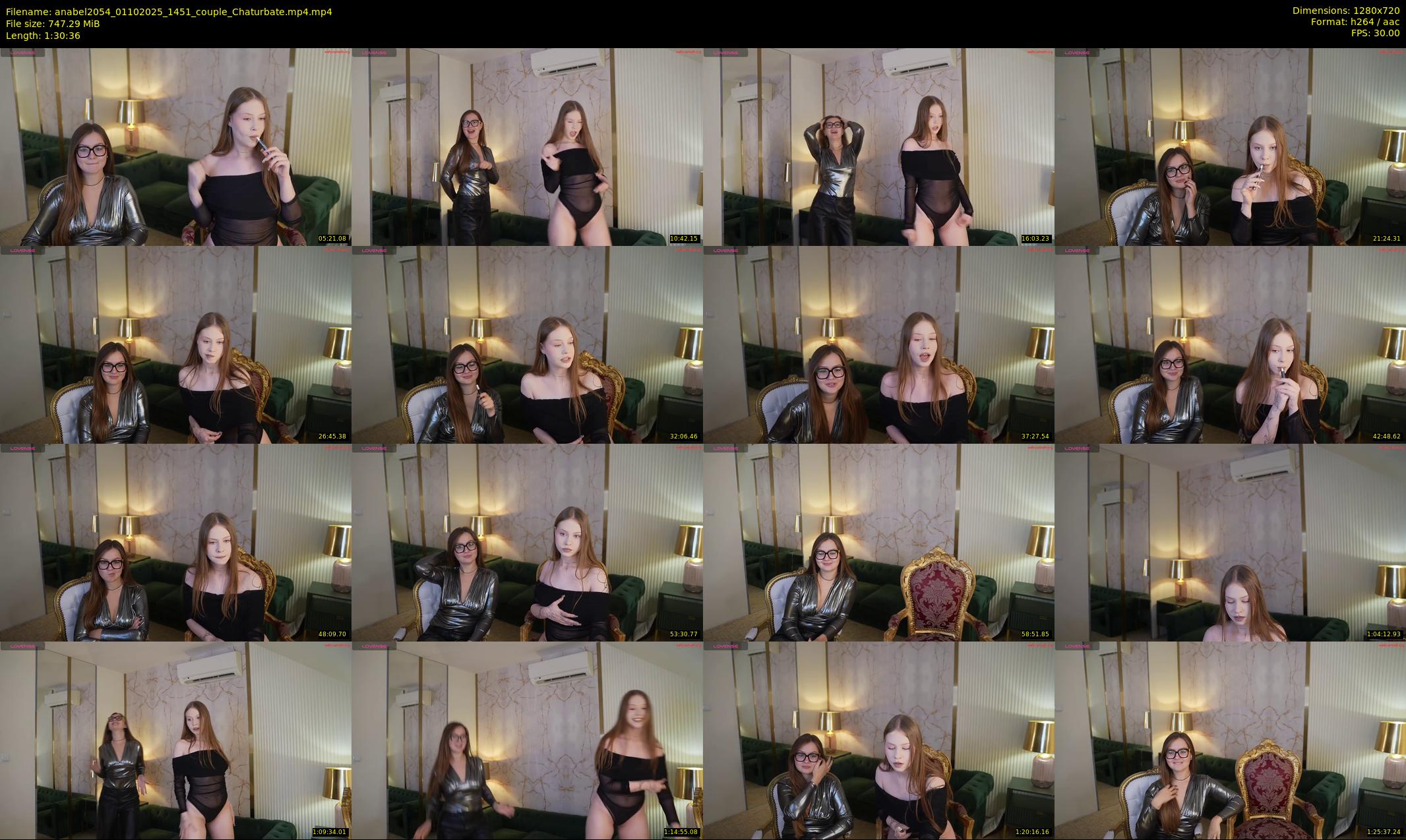 anabel2054 — 91 minute Chaturbate female cam show recording, 720p, Oct 1, 2025