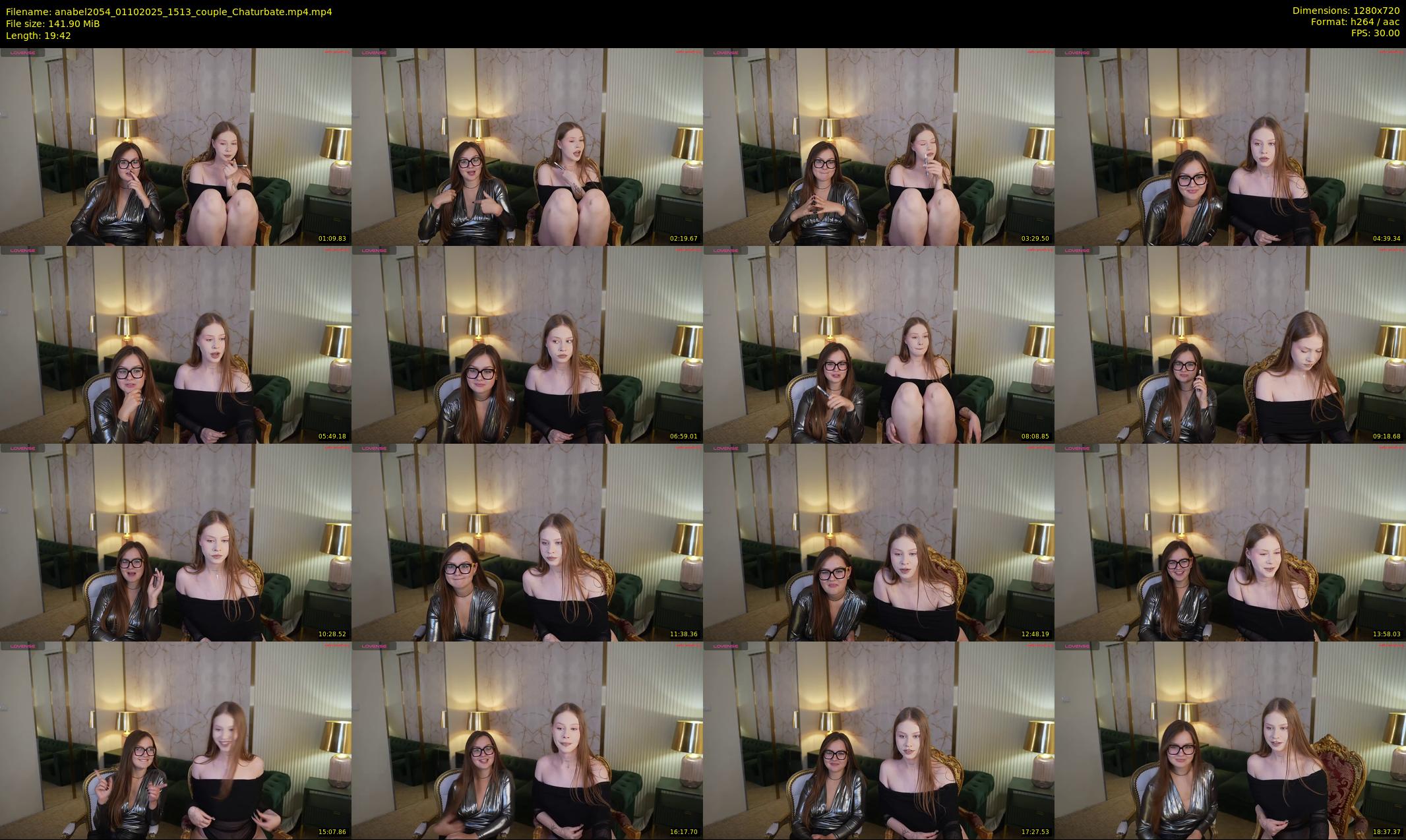 anabel2054 — 20 minute Chaturbate female cam show recording, 720p, Oct 1, 2025