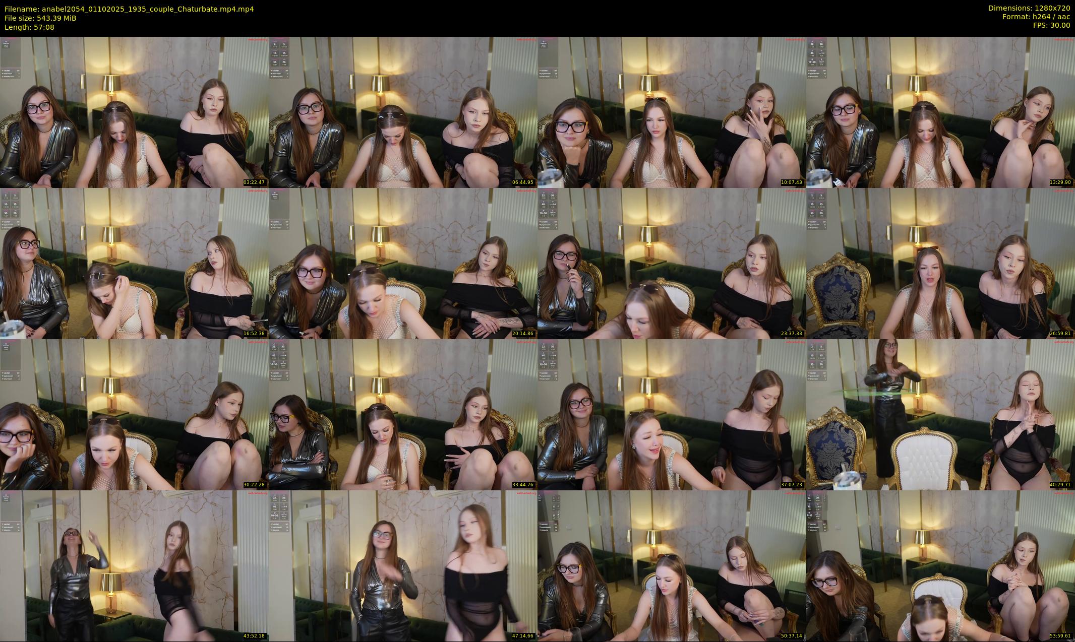 anabel2054 — 58 minute Chaturbate female cam show recording, 720p, Oct 1, 2025