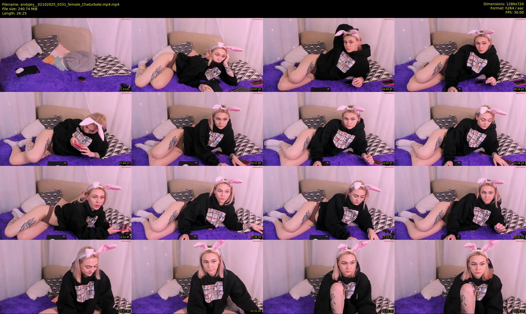 andyjey_ — 27 minute Chaturbate couple cam show recording, 720p, Oct 2, 2025