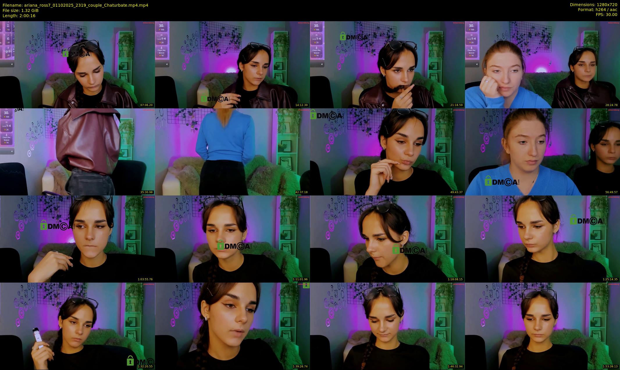 ariana_ross7 — 121 minute Chaturbate couple cam show recording, 720p, Oct 1, 2025