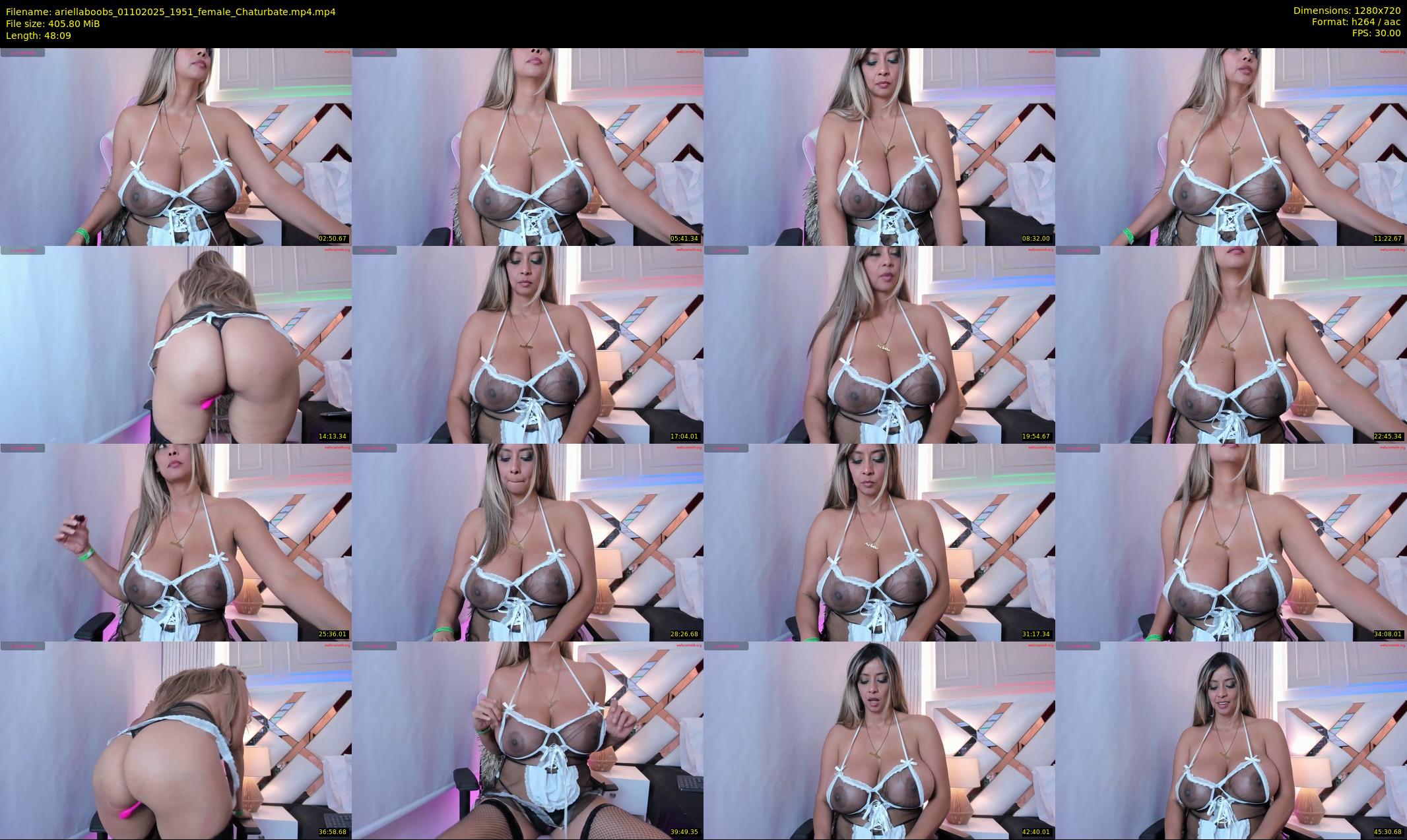 ariellaboobs — 49 minute Chaturbate female cam show recording, 720p, Oct 1, 2025