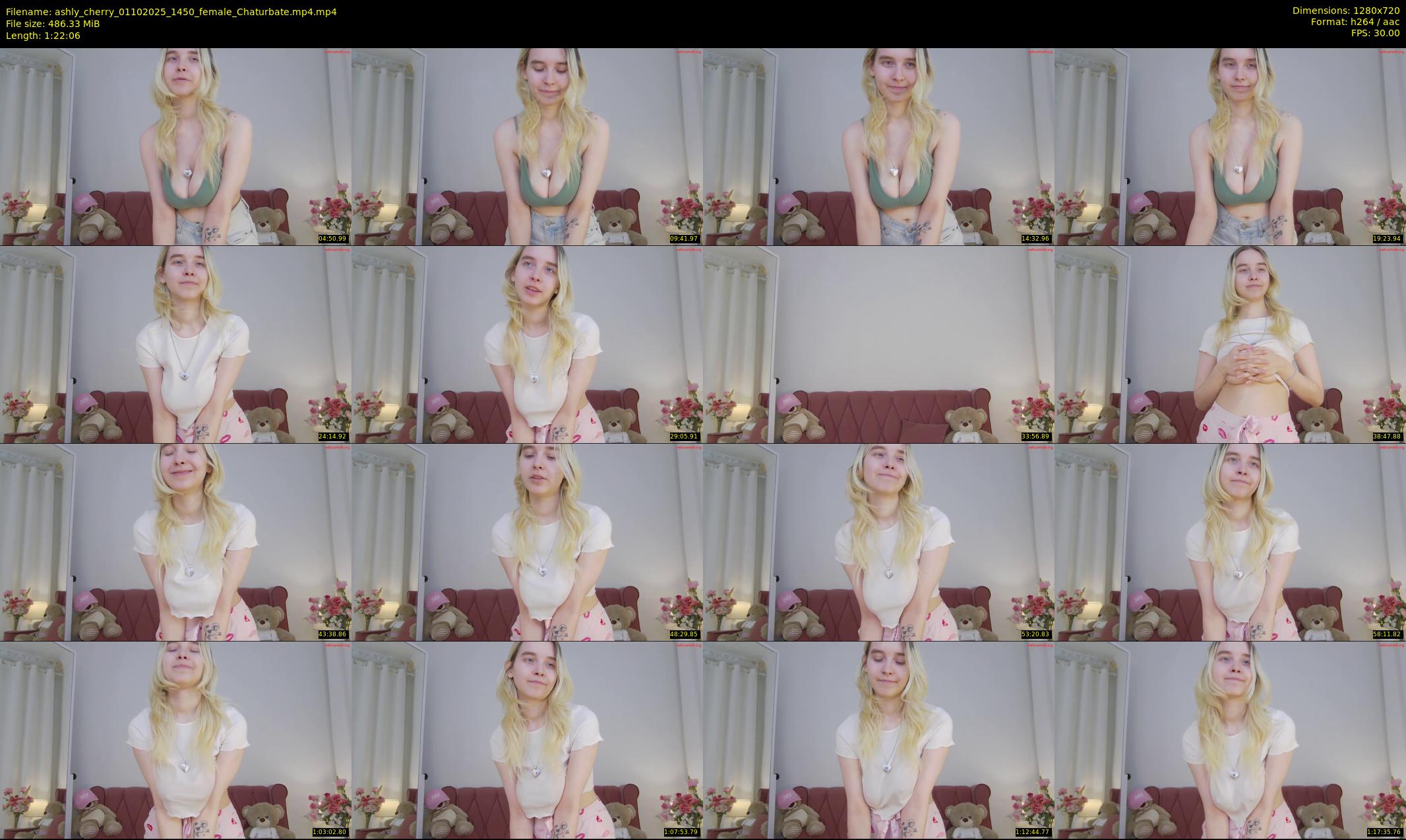 ashly_cherry — 83 minute Chaturbate female cam show recording, 720p, Oct 1, 2025