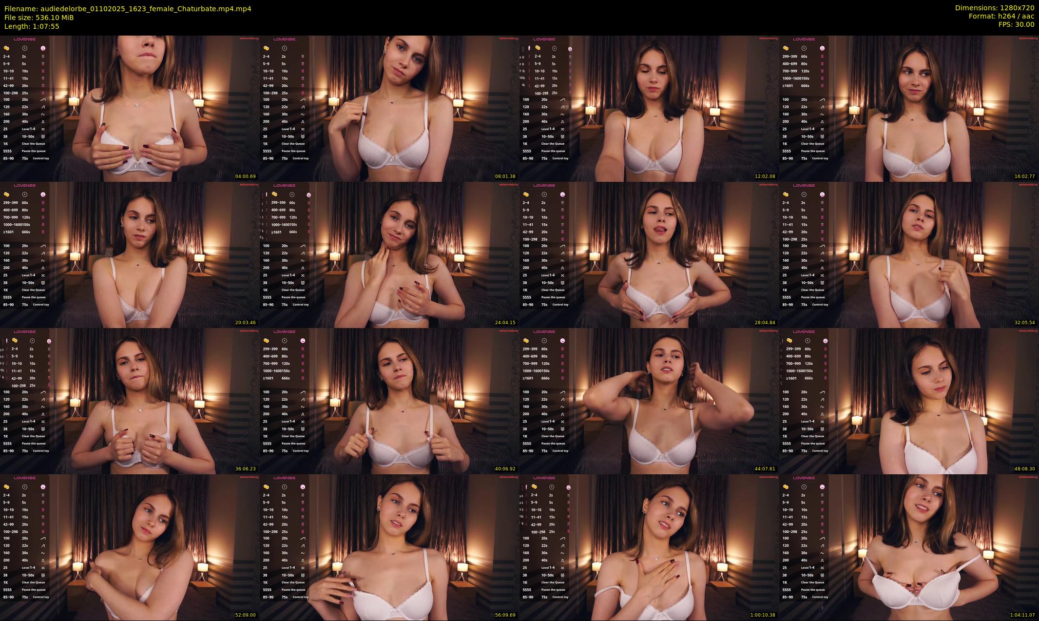 audiedelorbe — 68 minute Chaturbate female cam show recording, 720p, Oct 1, 2025