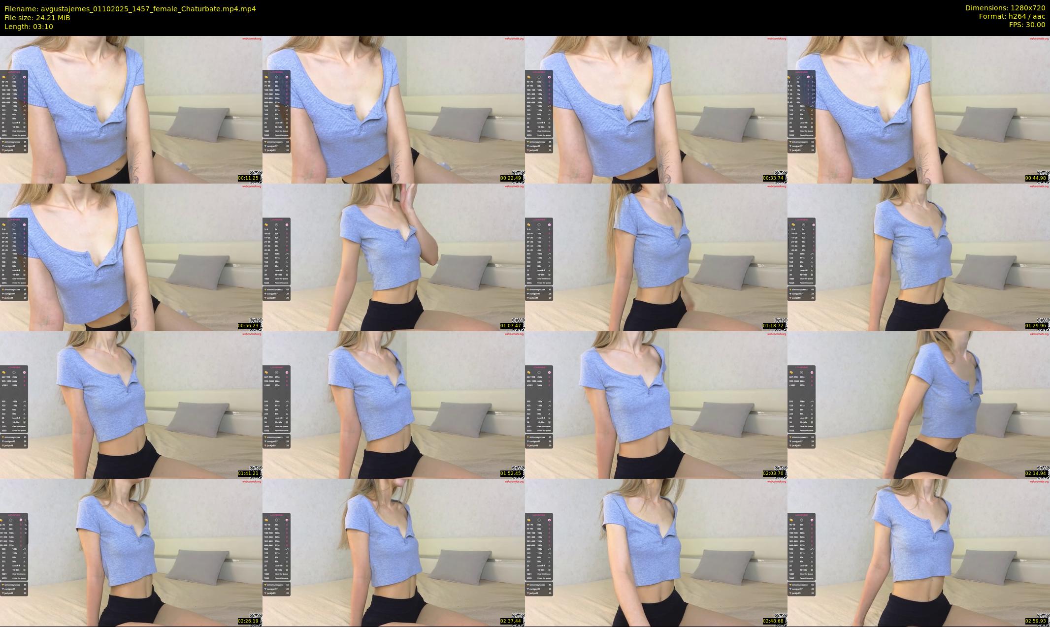 avgustajemes — 4 minute Chaturbate female cam show recording, 720p, Oct 1, 2025