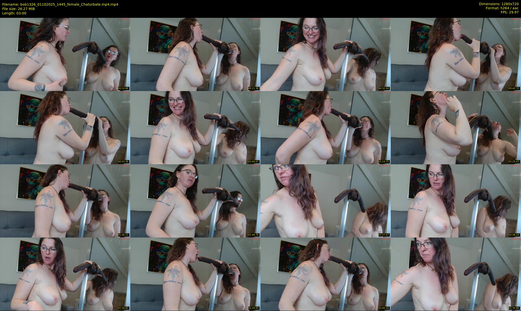 bob1326 — 3 minute Chaturbate female cam show recording, 720p, Oct 1, 2025