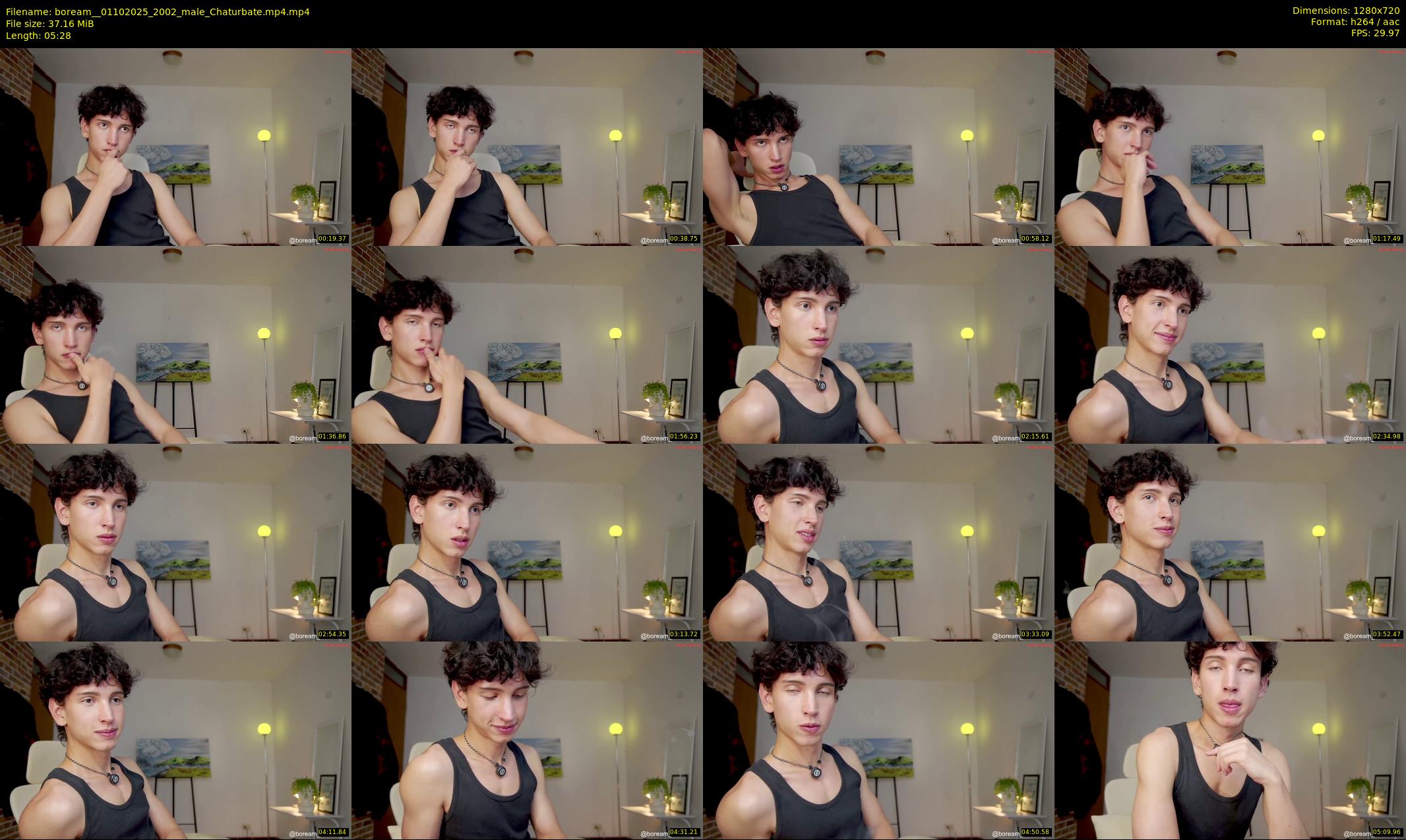 boream_ — 6 minute Chaturbate male cam show recording, 720p, Oct 1, 2025