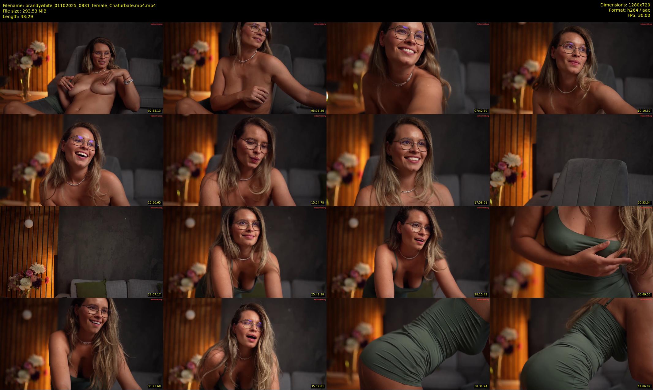 brandywhite — 44 minute Chaturbate female cam show recording, 720p, Oct 1, 2025
