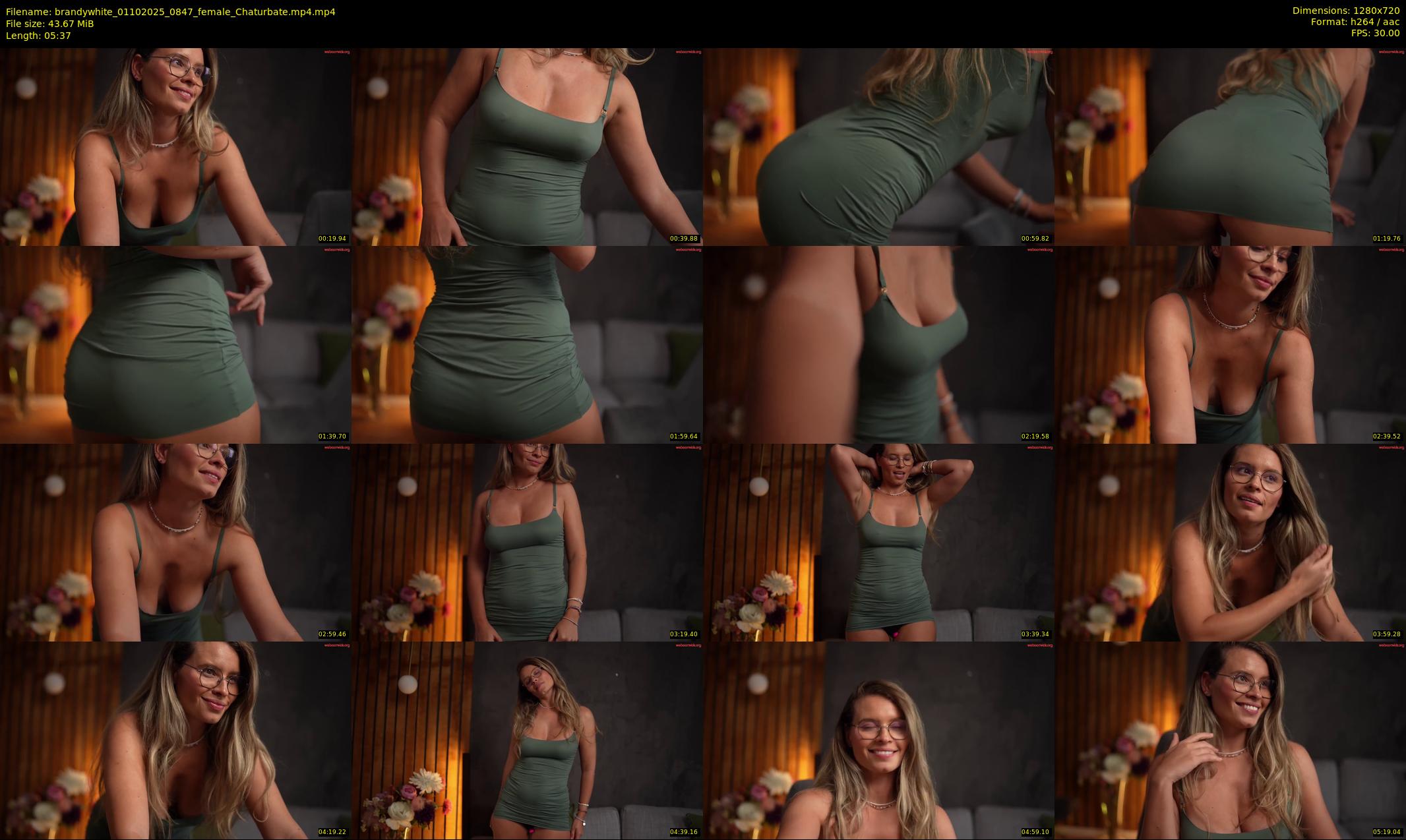 brandywhite — 6 minute Chaturbate female cam show recording, 720p, Oct 1, 2025