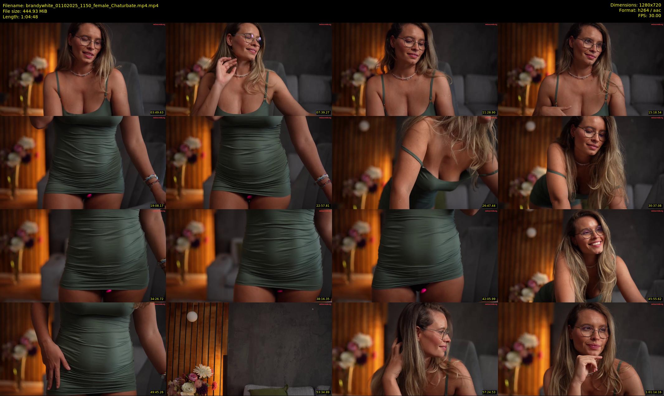 brandywhite — 65 minute Chaturbate female cam show recording, 720p, Oct 1, 2025