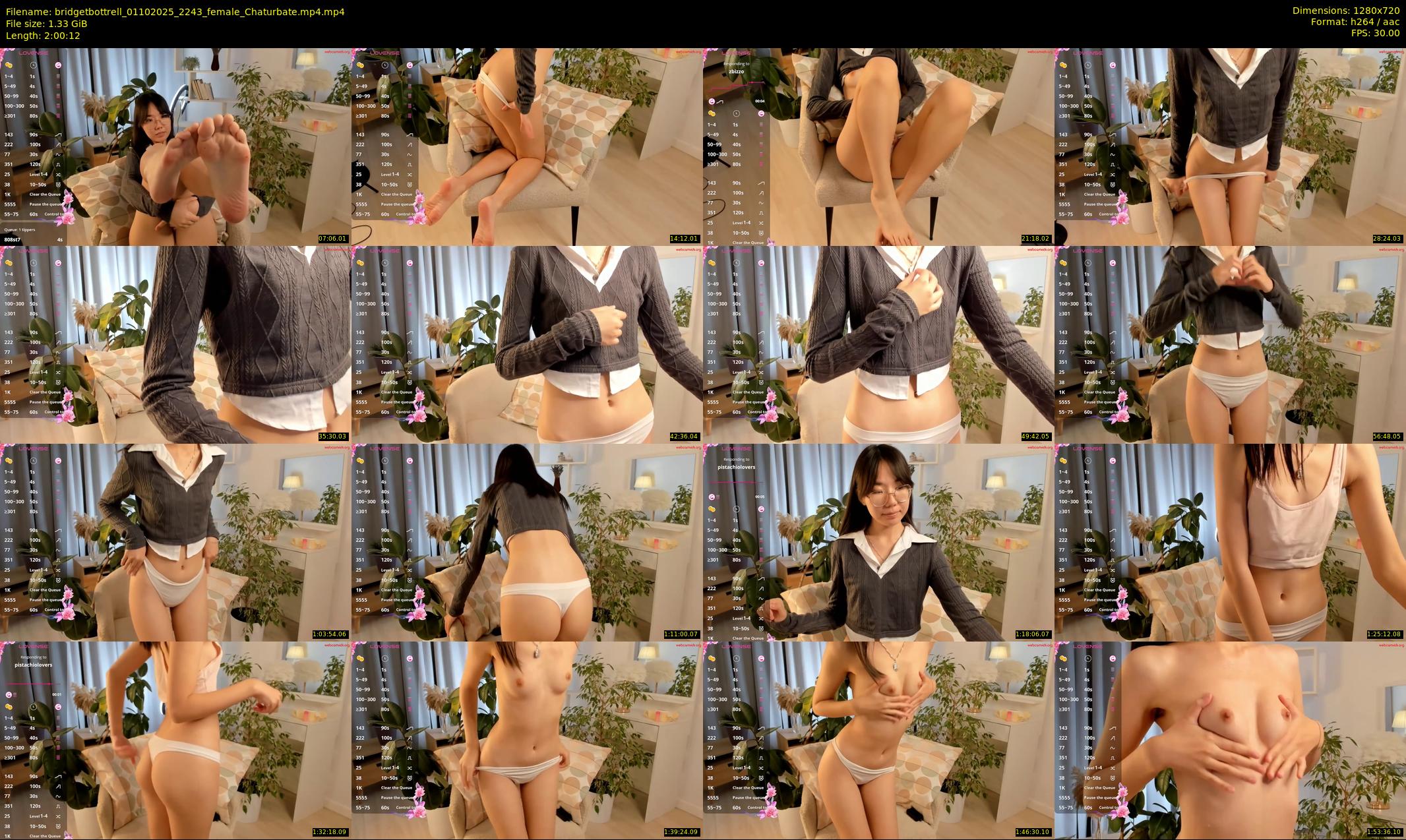 bridgetbottrell — 121 minute Chaturbate female cam show recording, 720p, Oct 1, 2025