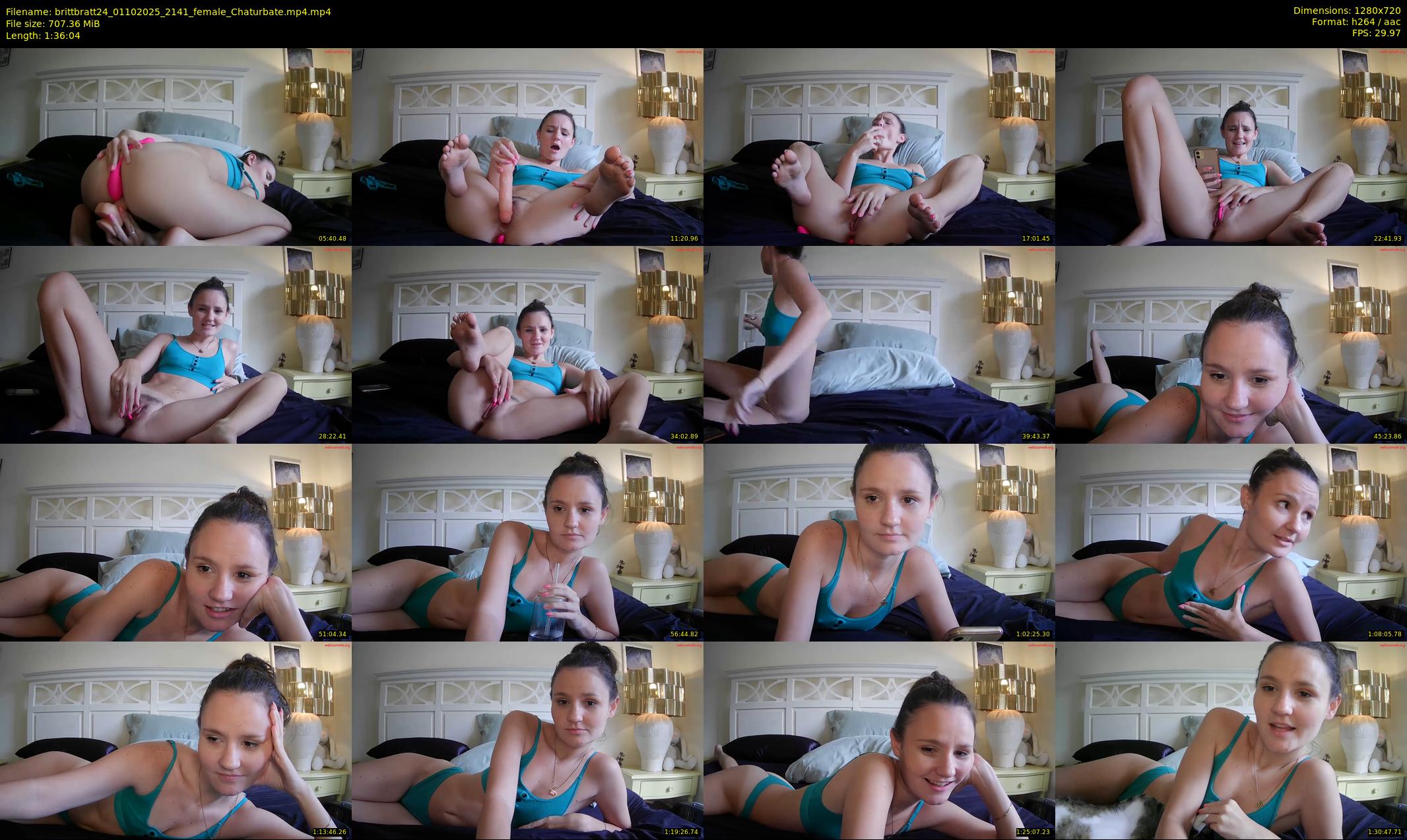 brittbratt24 — 97 minute Chaturbate female cam show recording, 720p, Oct 1, 2025