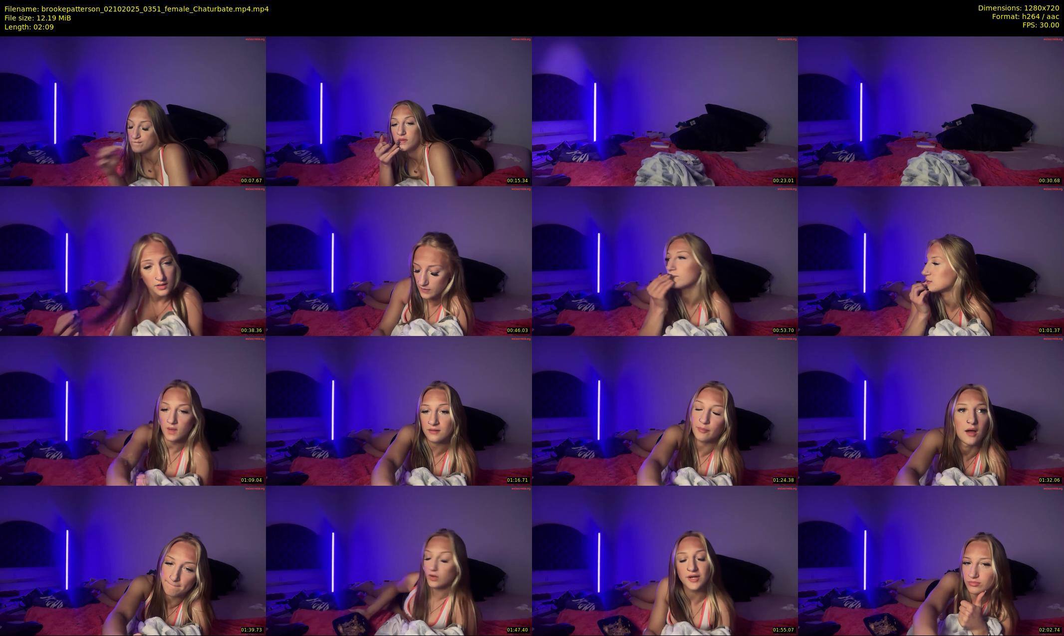 brookepatterson — 3 minute Chaturbate female cam show recording, 720p, Oct 2, 2025