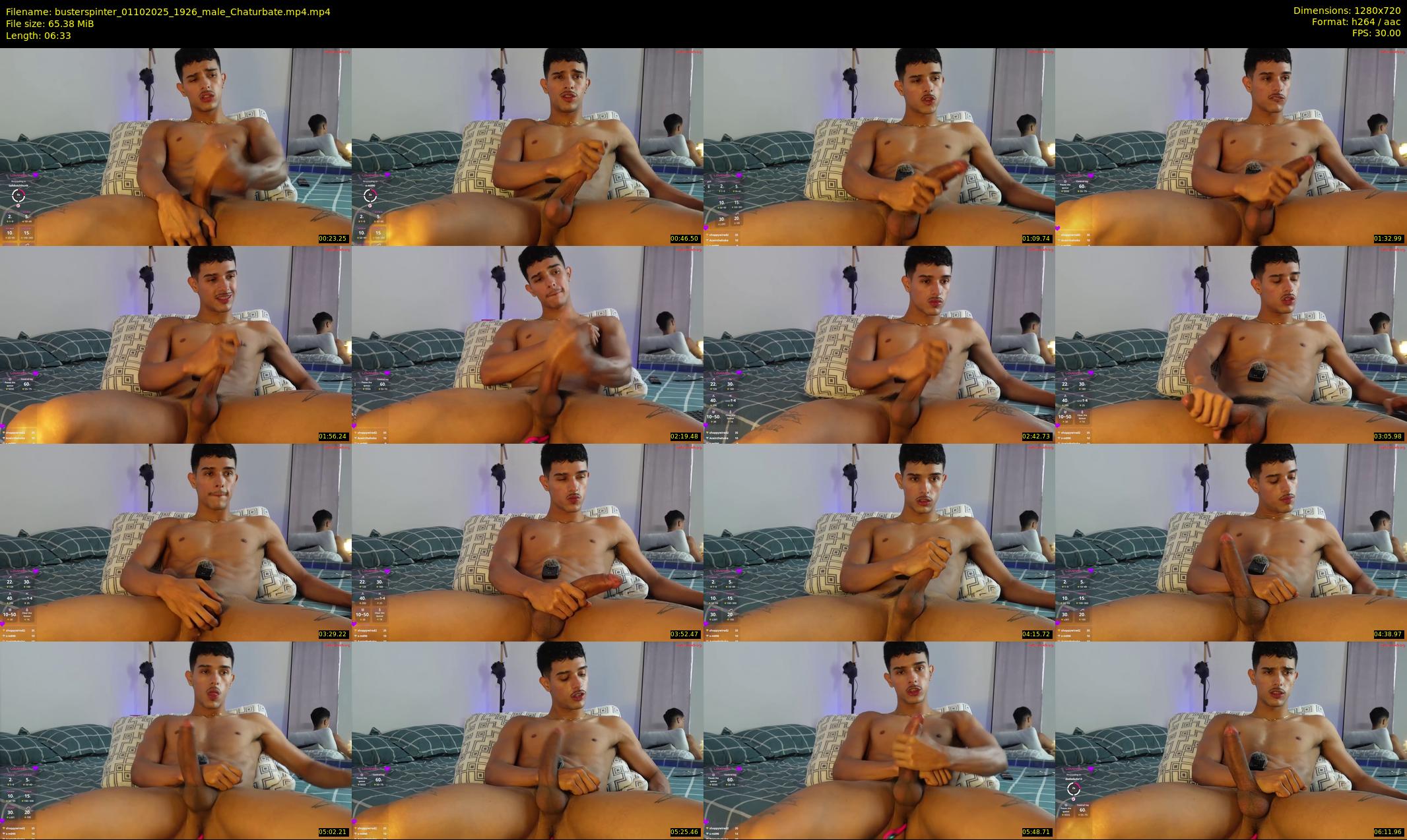 busterspinter — 7 minute Chaturbate male cam show recording, 720p, Oct 1, 2025