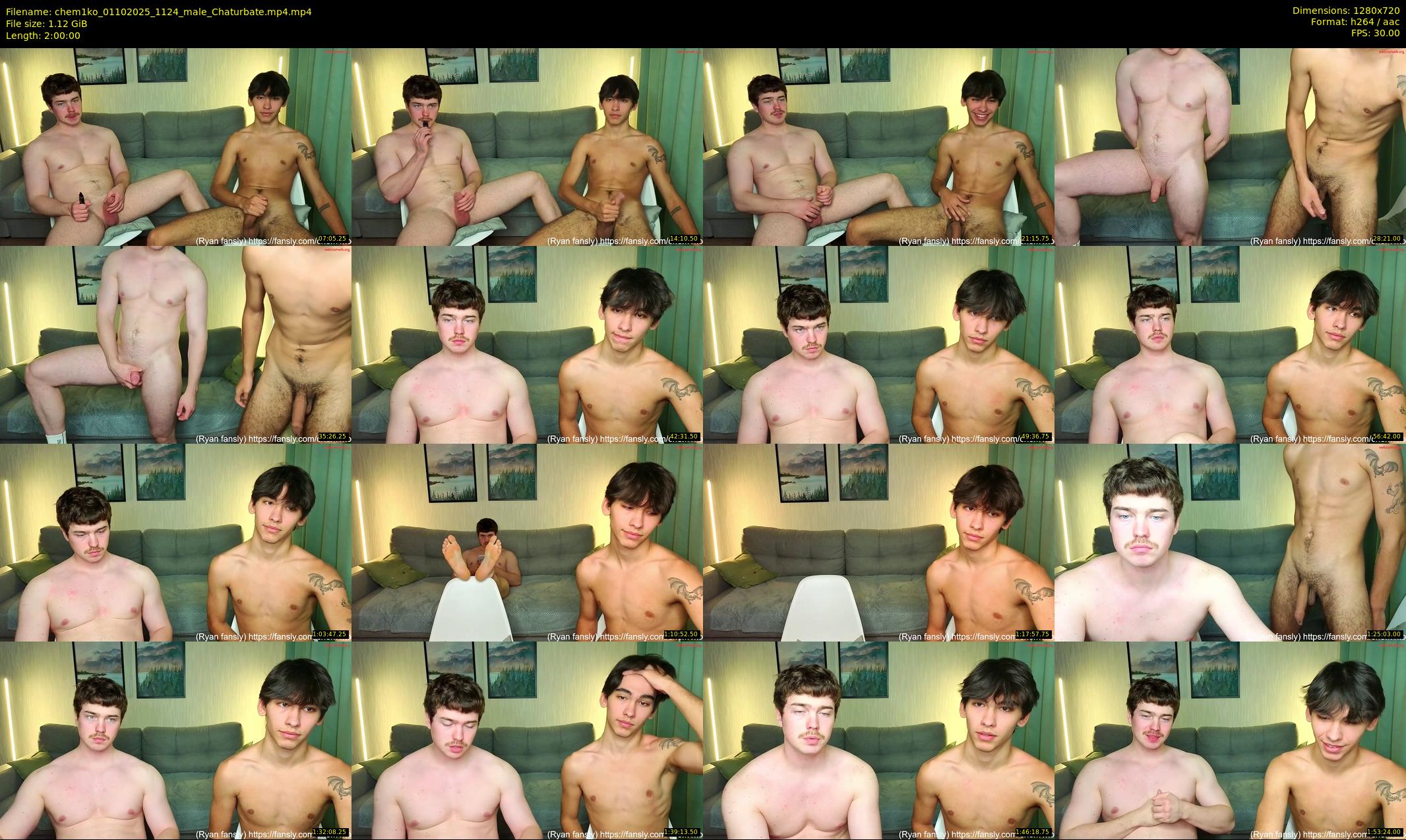 chem1ko — 120 minute Chaturbate male cam show recording, 720p, Oct 1, 2025