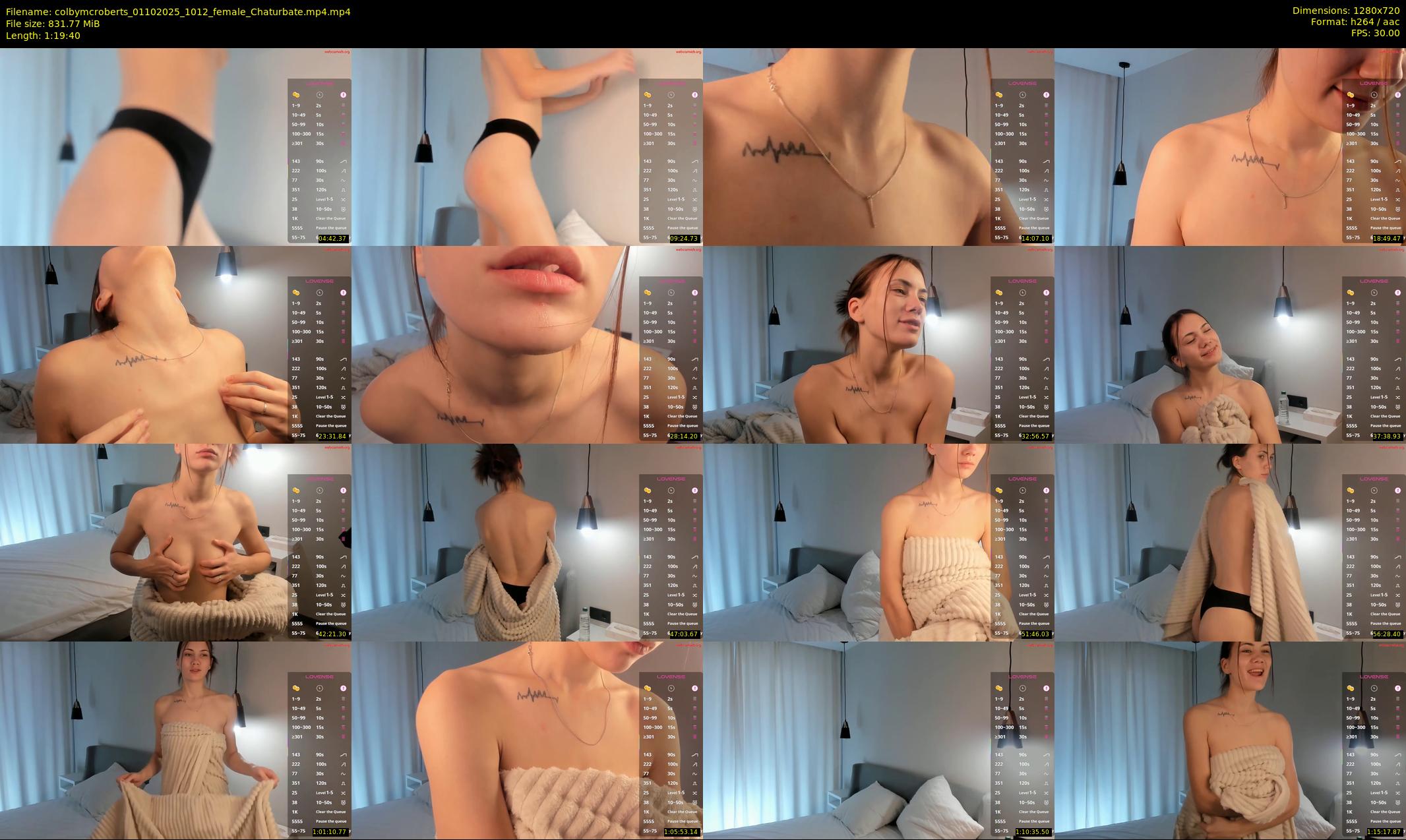 colbymcroberts — 80 minute Chaturbate female cam show recording, 720p, Oct 1, 2025