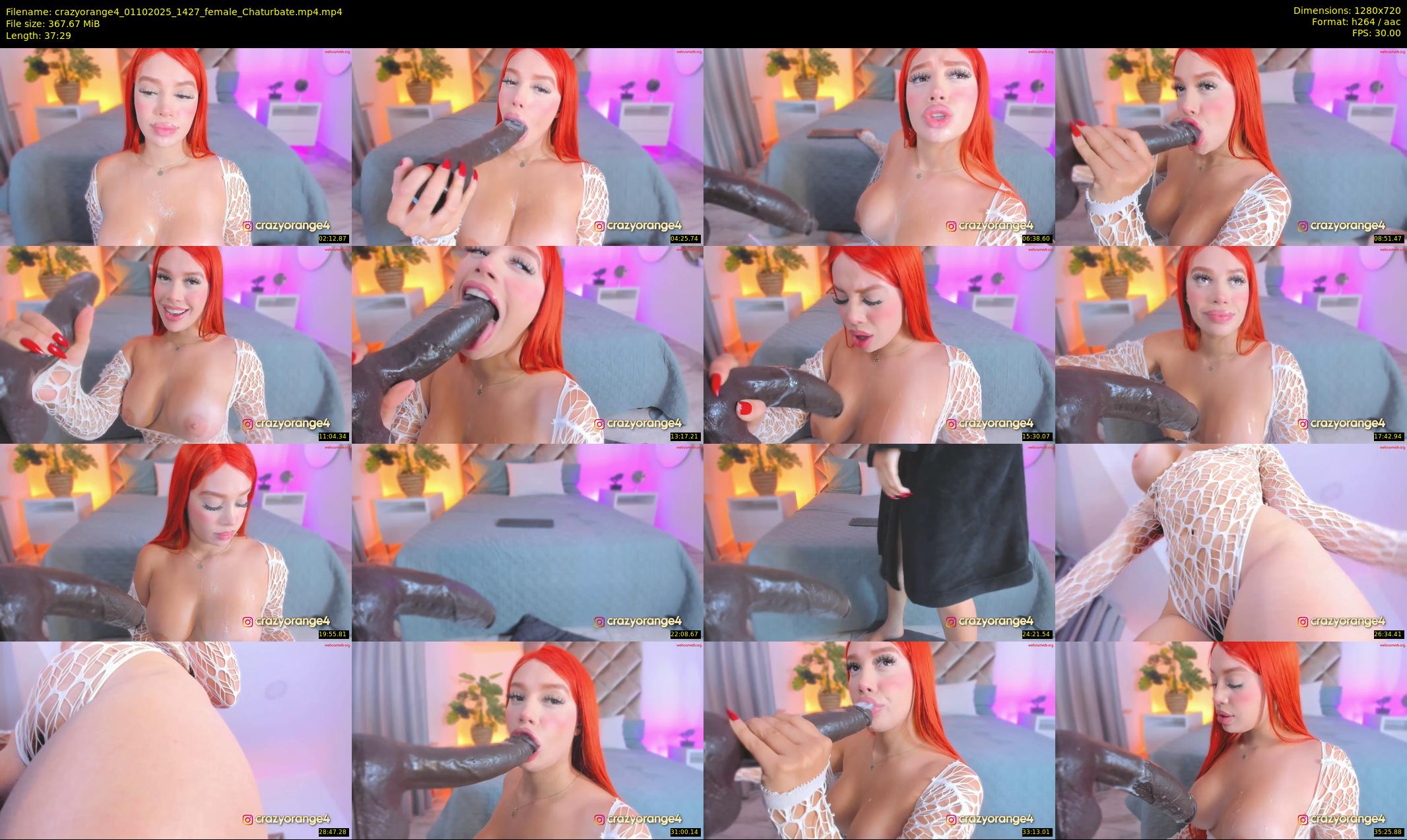 crazyorange4 — 38 minute Chaturbate female cam show recording, 720p, Oct 1, 2025