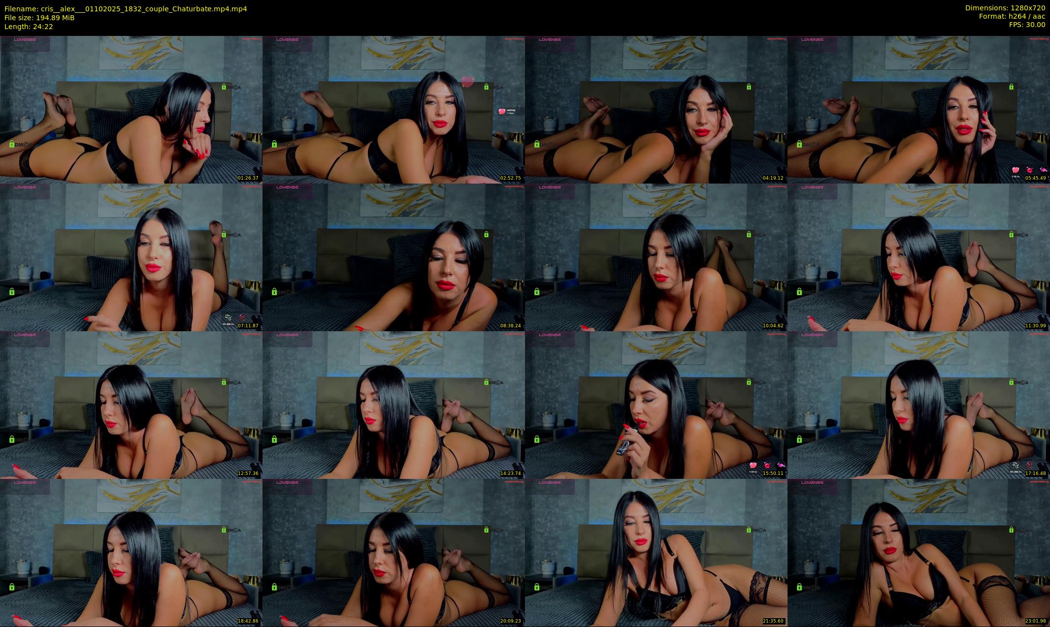 cris__alex__ — 25 minute Chaturbate couple cam show recording, 720p, Oct 1, 2025