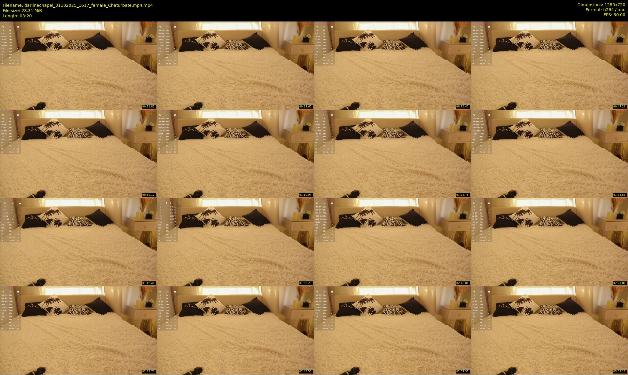 darlinechapel — 4 minute Chaturbate female cam show recording, 720p, Oct 1, 2025