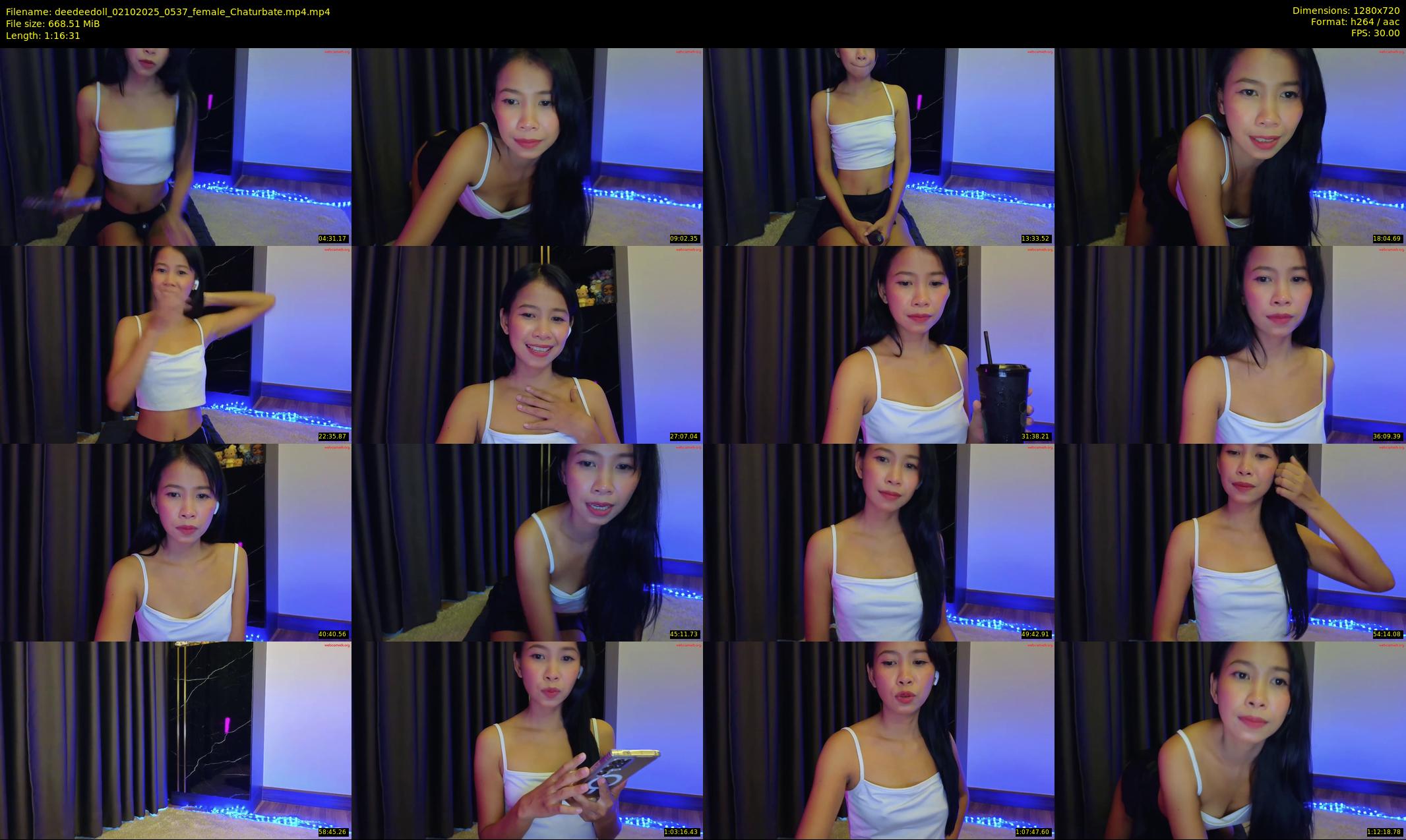 deedeedoll — 77 minute Chaturbate female cam show recording, 720p, Oct 2, 2025