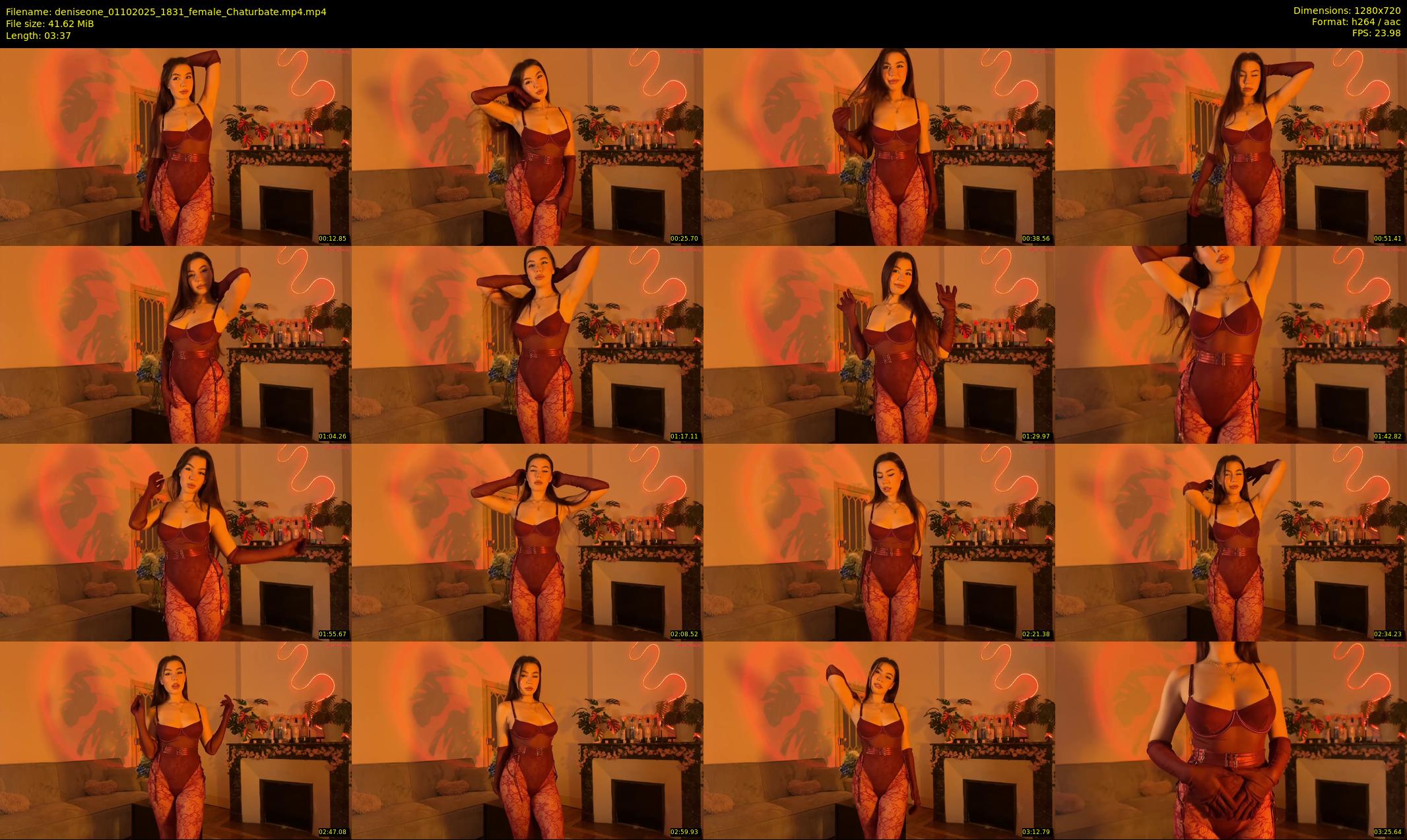 deniseone — 4 minute Chaturbate female cam show recording, 720p, Oct 1, 2025