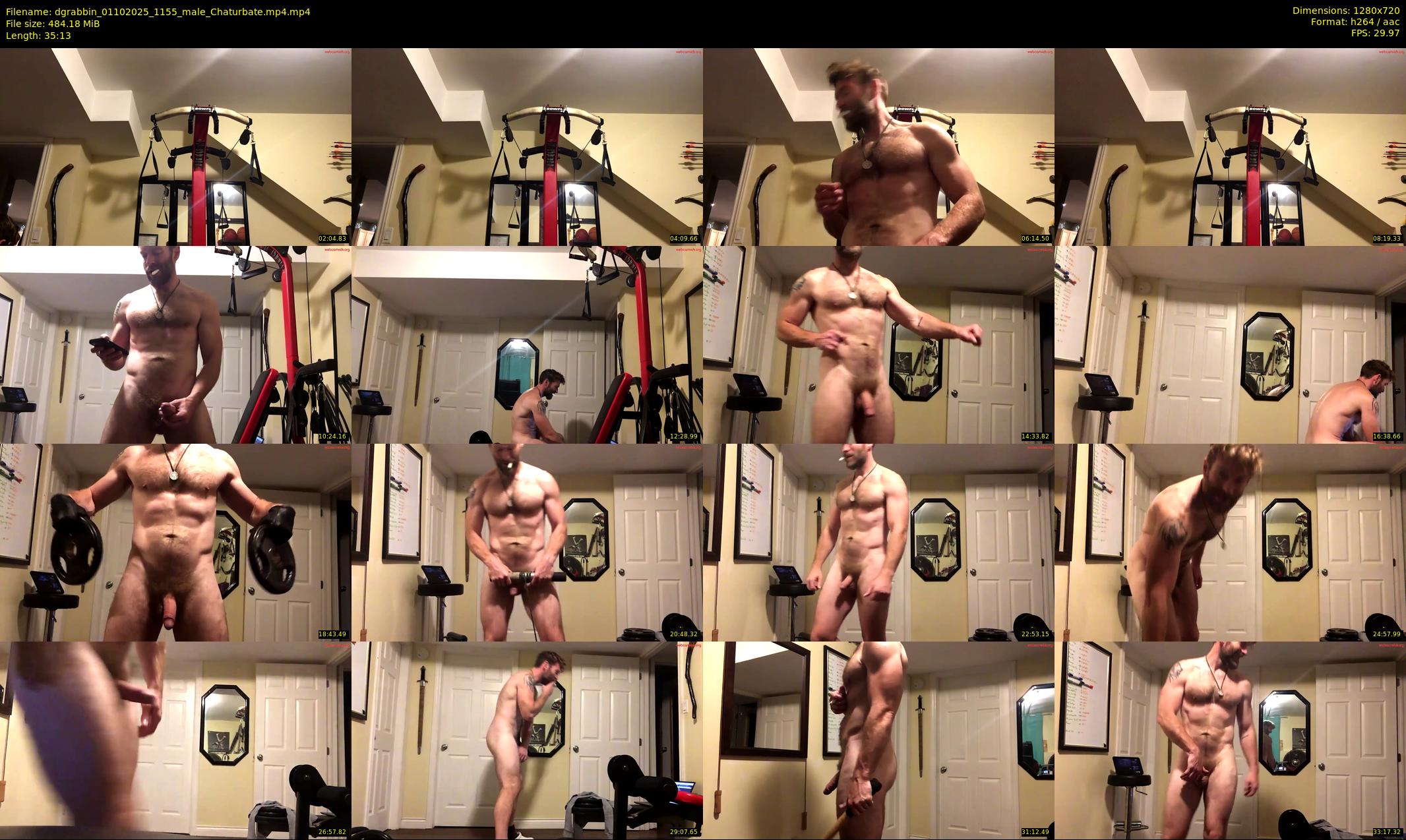 dgrabbin — 36 minute Chaturbate male cam show recording, 720p, Oct 1, 2025