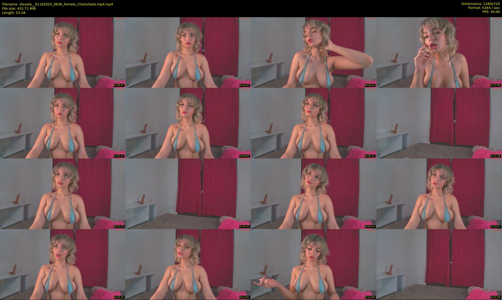 diavalo_ — 54 minute Chaturbate female cam show recording, 720p, Oct 1, 2025