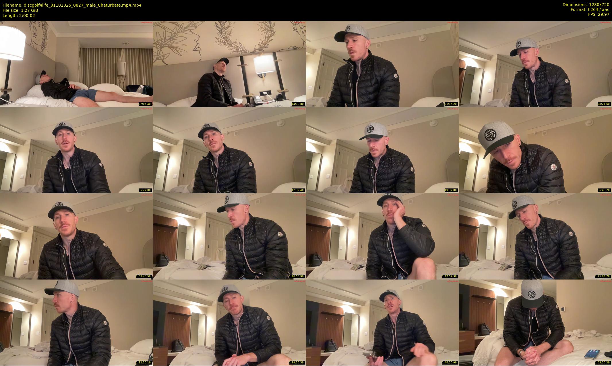 discgolf4life — 121 minute Chaturbate male cam show recording, 720p, Oct 1, 2025