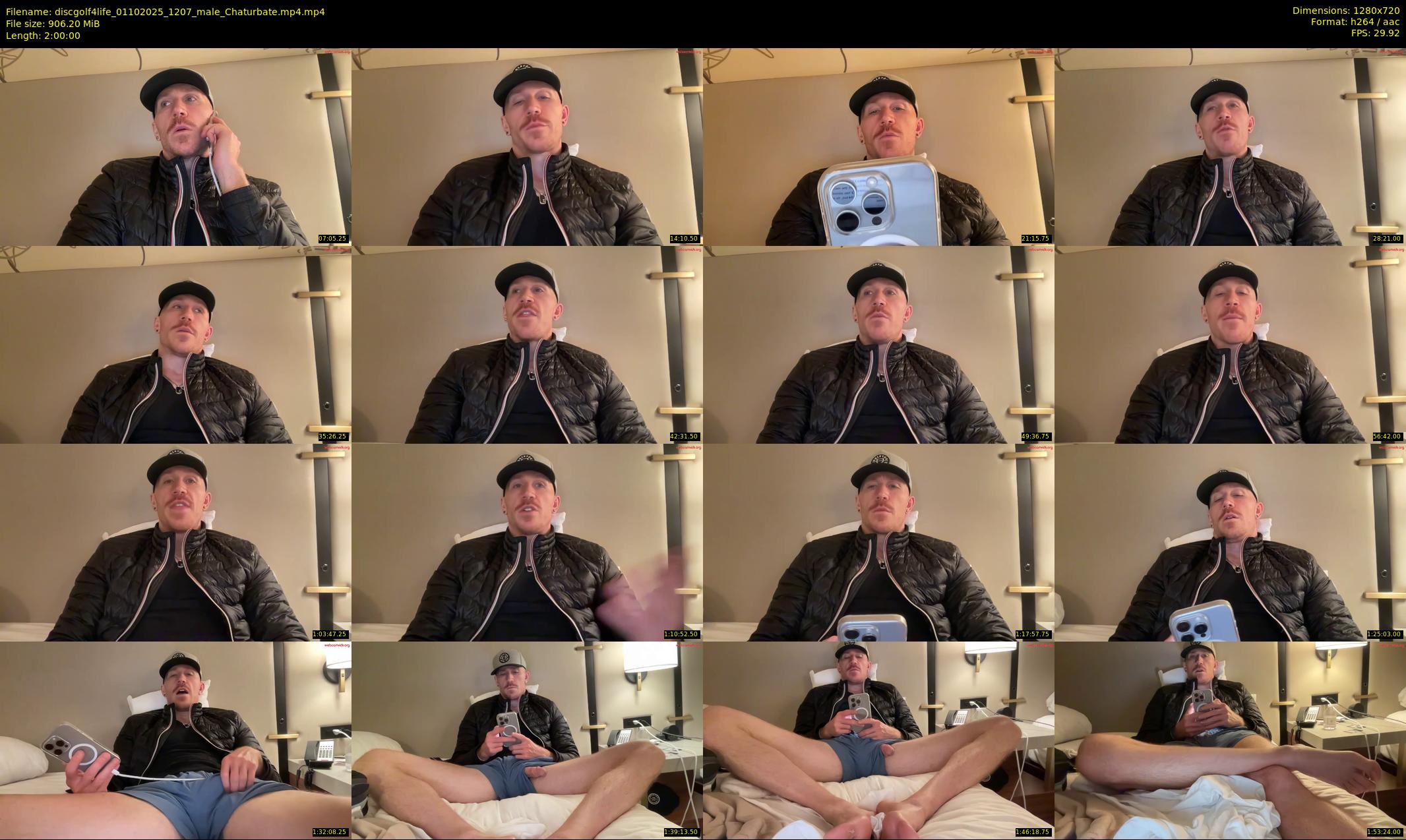 discgolf4life — 120 minute Chaturbate male cam show recording, 720p, Oct 1, 2025