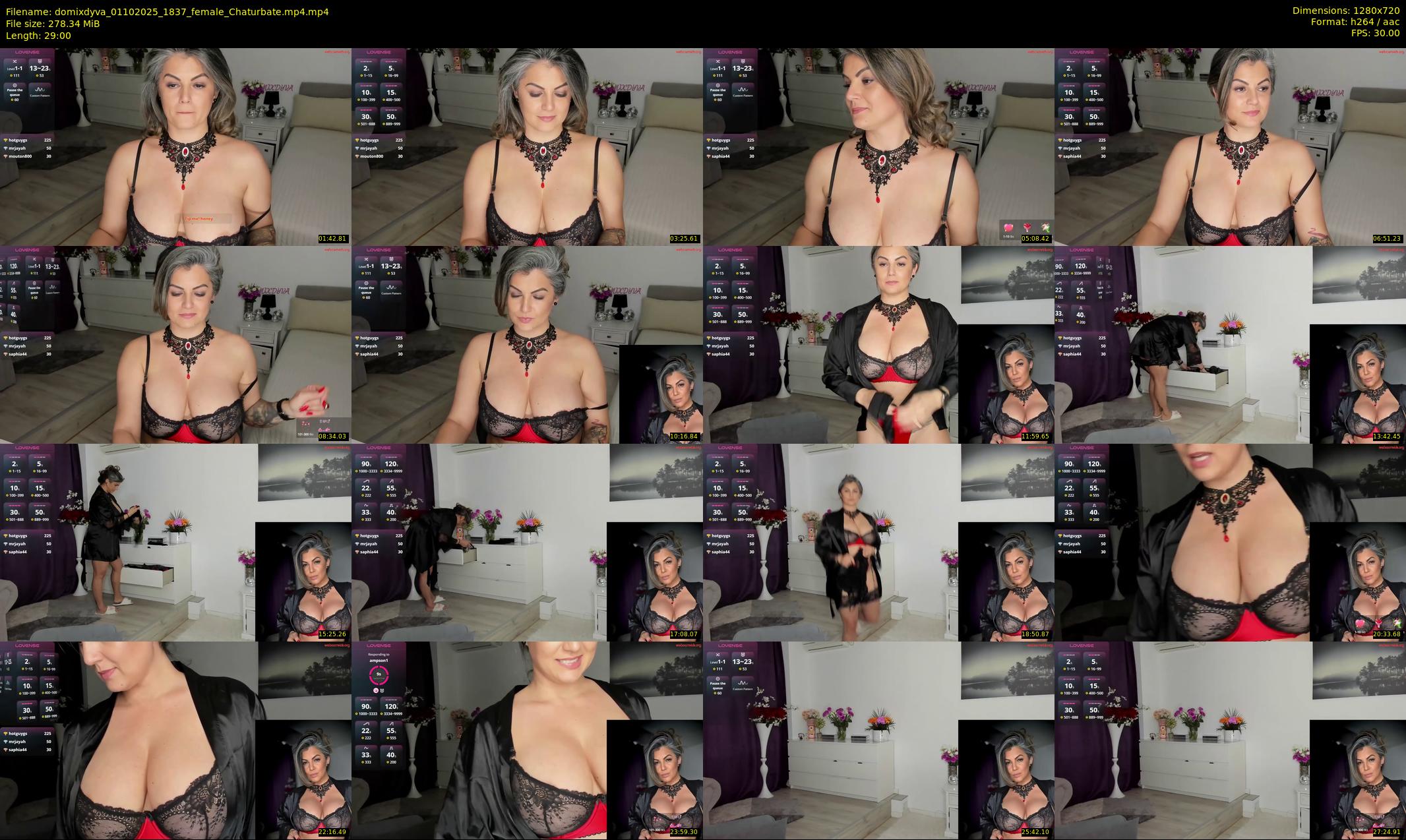 domixdyva — 29 minute Chaturbate female cam show recording, 720p, Oct 1, 2025
