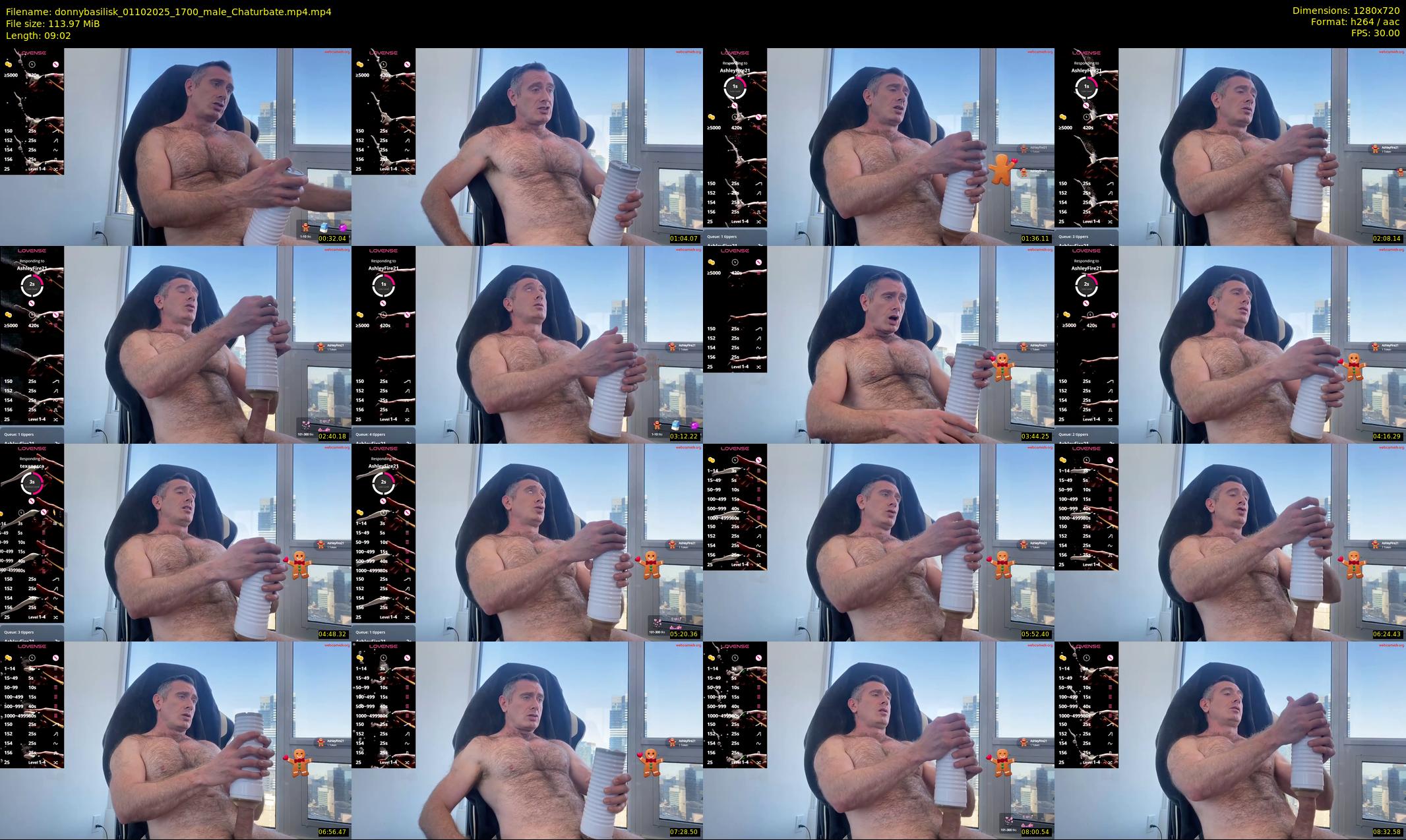 donnybasilisk — 10 minute Chaturbate male cam show recording, 720p, Oct 1, 2025