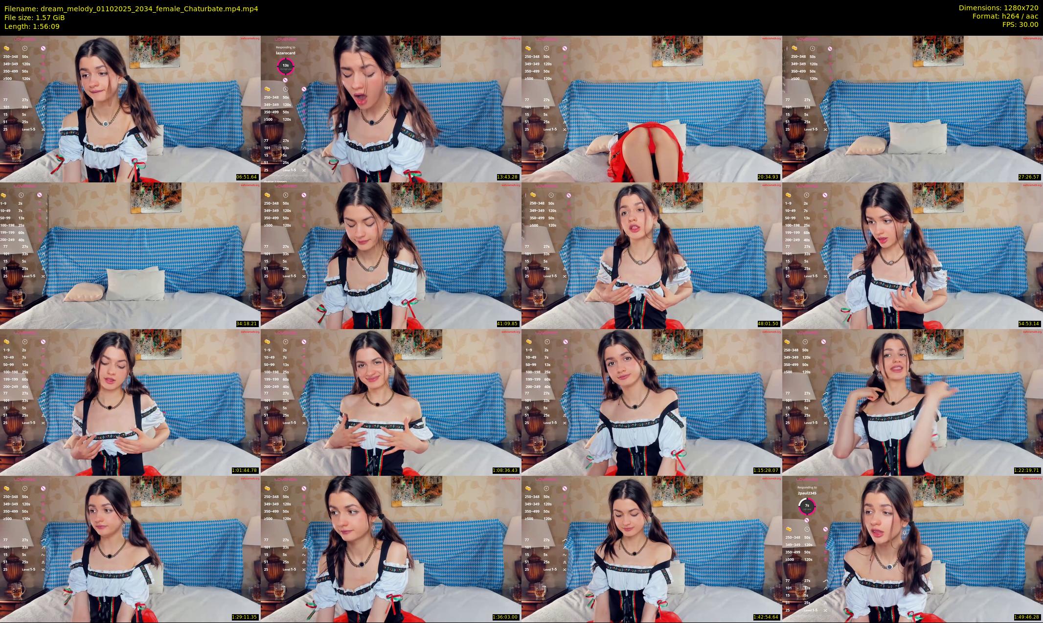 dream_melody — 117 minute Chaturbate female cam show recording, 720p, Oct 1, 2025