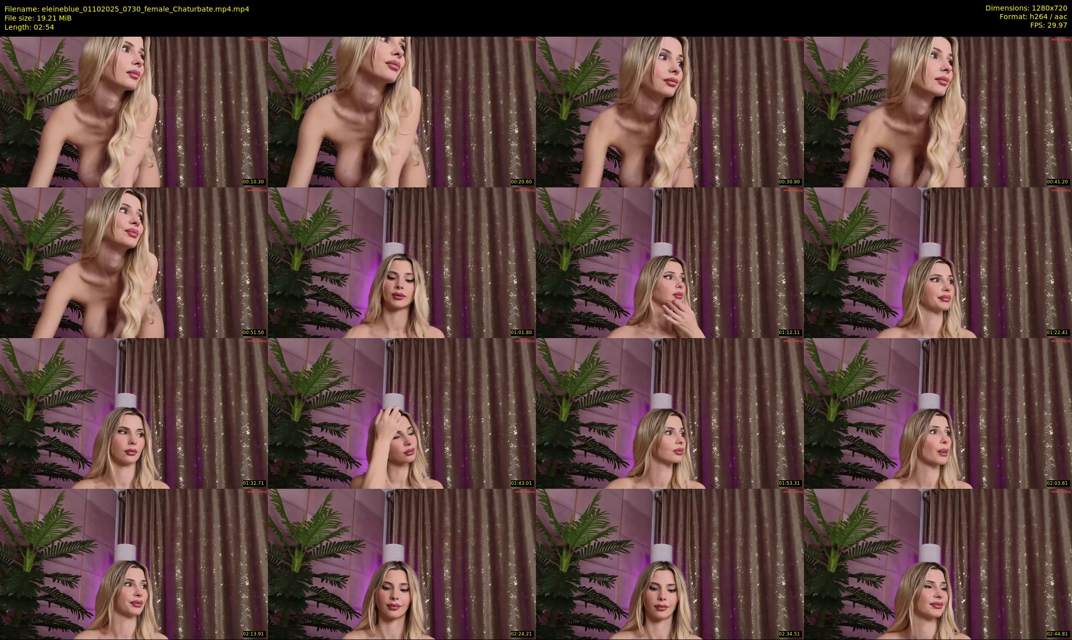 eleineblue — 3 minute Chaturbate female cam show recording, 720p, Oct 1, 2025