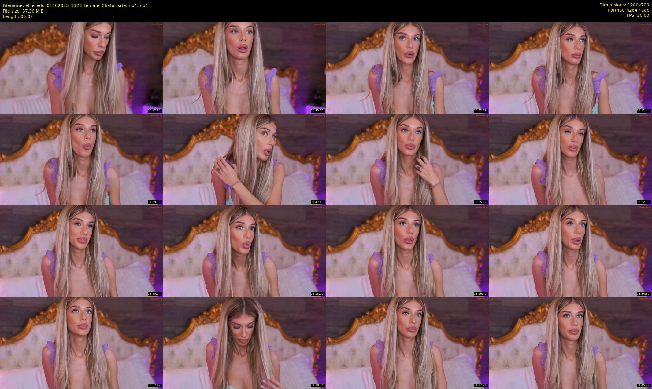 ellieredd — 6 minute Chaturbate female cam show recording, 720p, Oct 1, 2025
