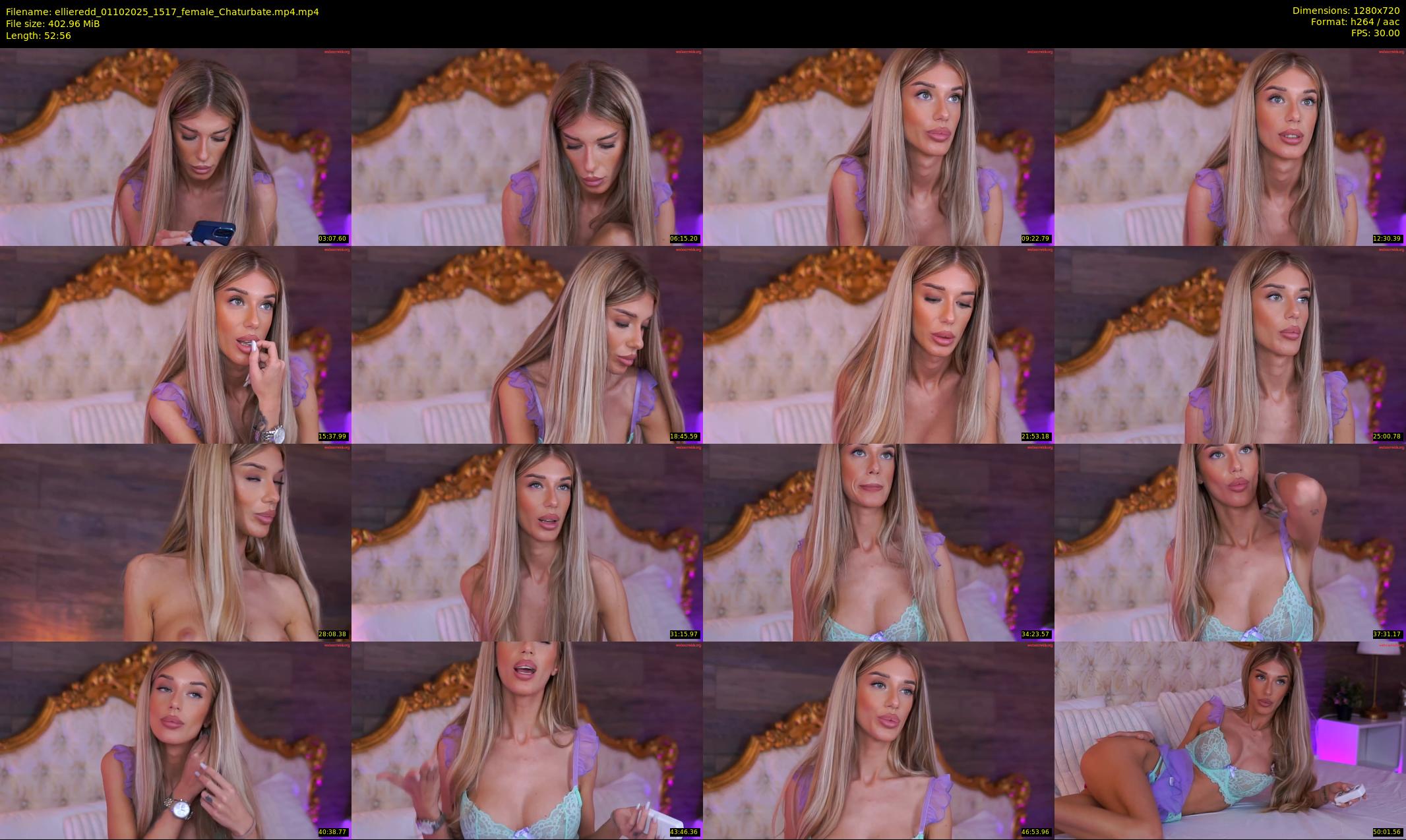 ellieredd — 53 minute Chaturbate female cam show recording, 720p, Oct 1, 2025