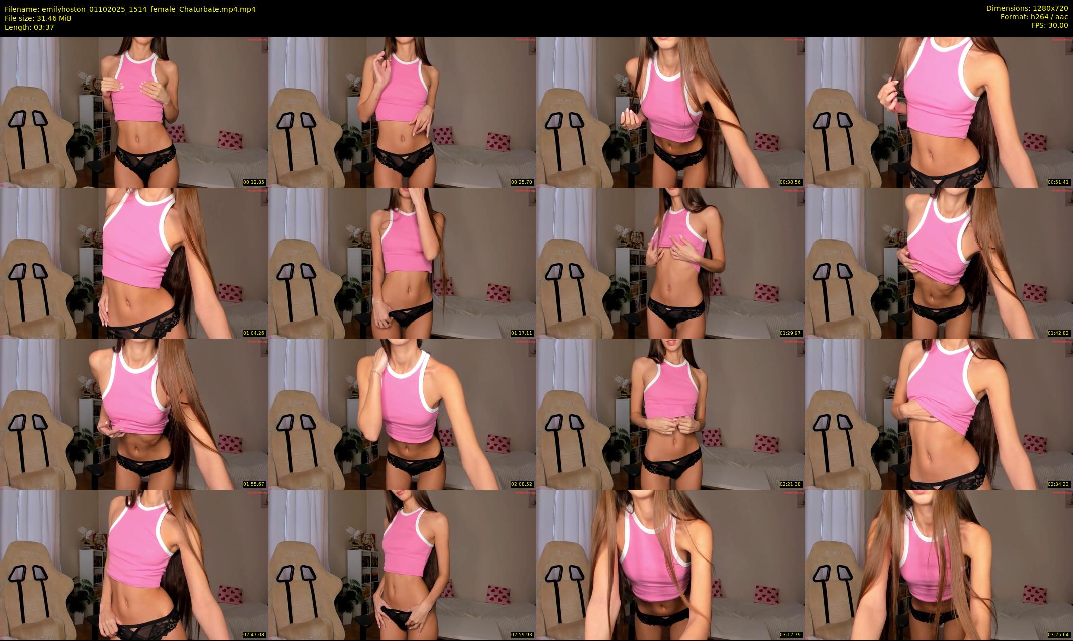 emilyhoston — 4 minute Chaturbate female cam show recording, 720p, Oct 1, 2025