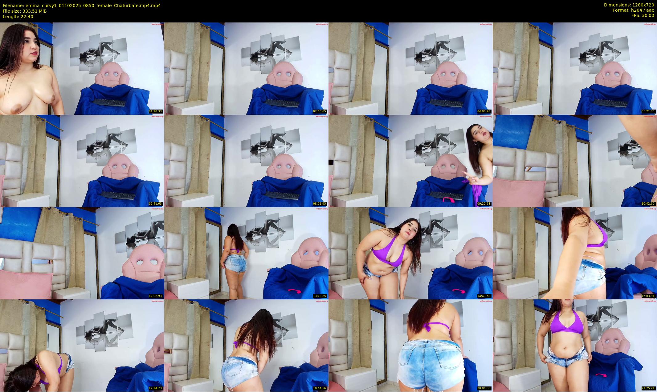 emma_curvy1 — 23 minute Chaturbate female cam show recording, 720p, Oct 1, 2025