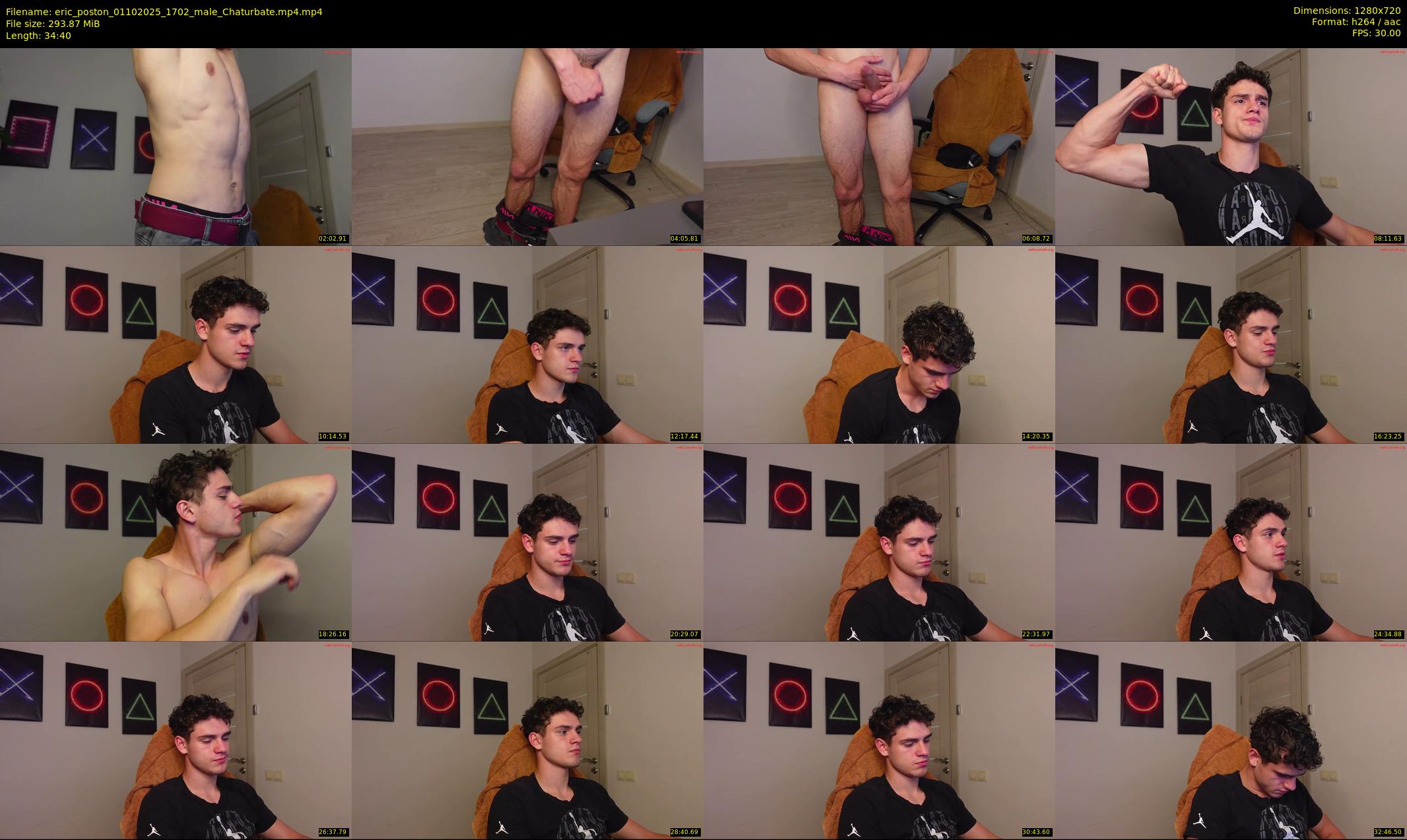 eric_poston — 35 minute Chaturbate male cam show recording, 720p, Oct 1, 2025