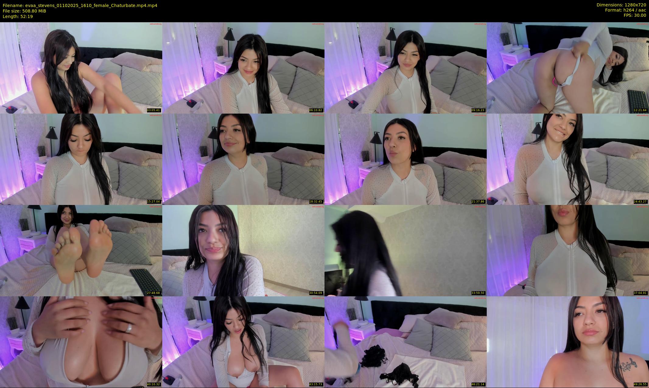 evaa_stevens — 53 minute Chaturbate female cam show recording, 720p, Oct 1, 2025