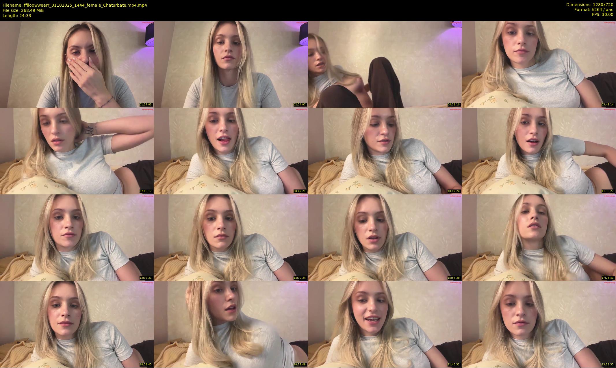 fflloowweerr — 25 minute Chaturbate couple cam show recording, 720p, Oct 1, 2025