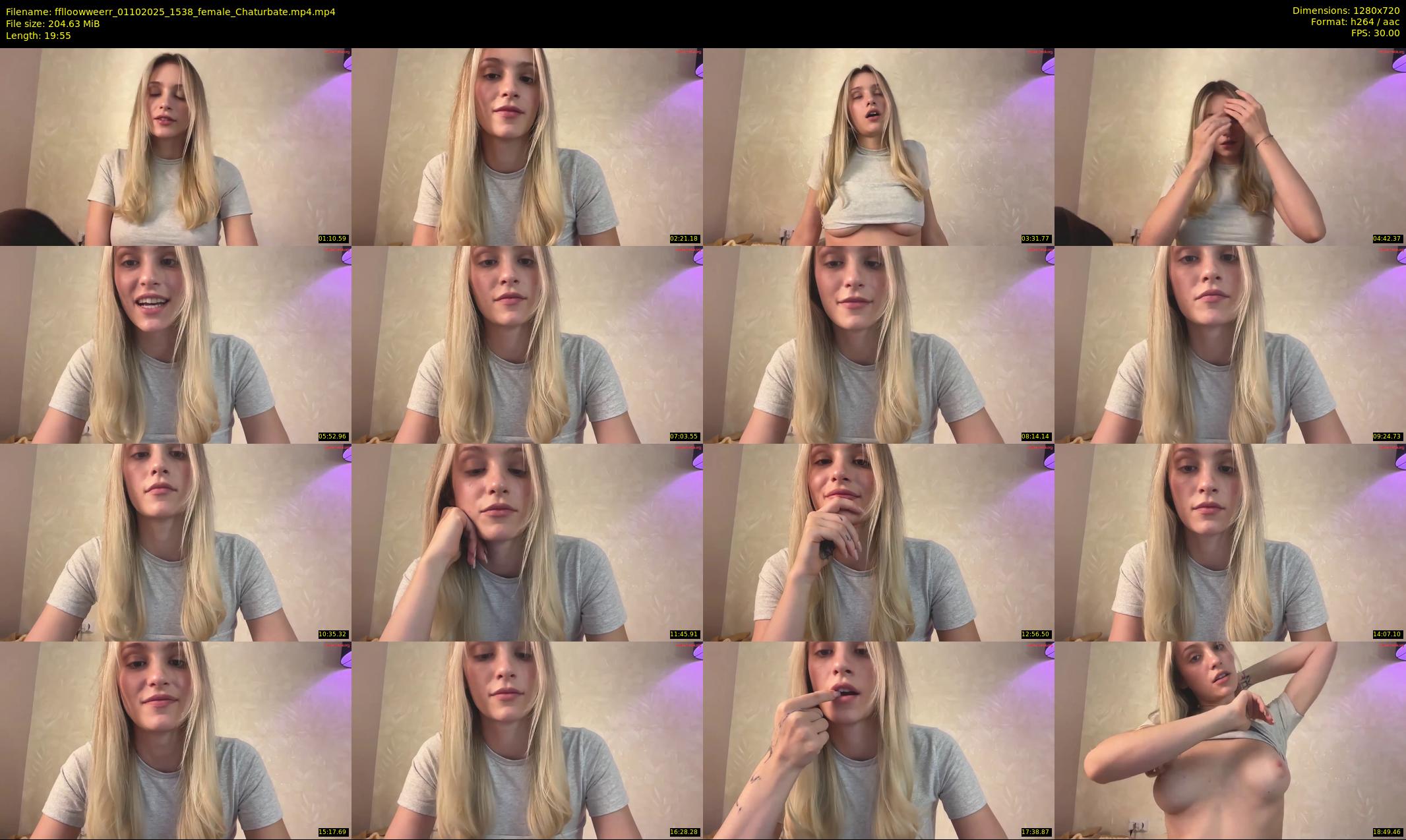 fflloowweerr — 20 minute Chaturbate couple cam show recording, 720p, Oct 1, 2025