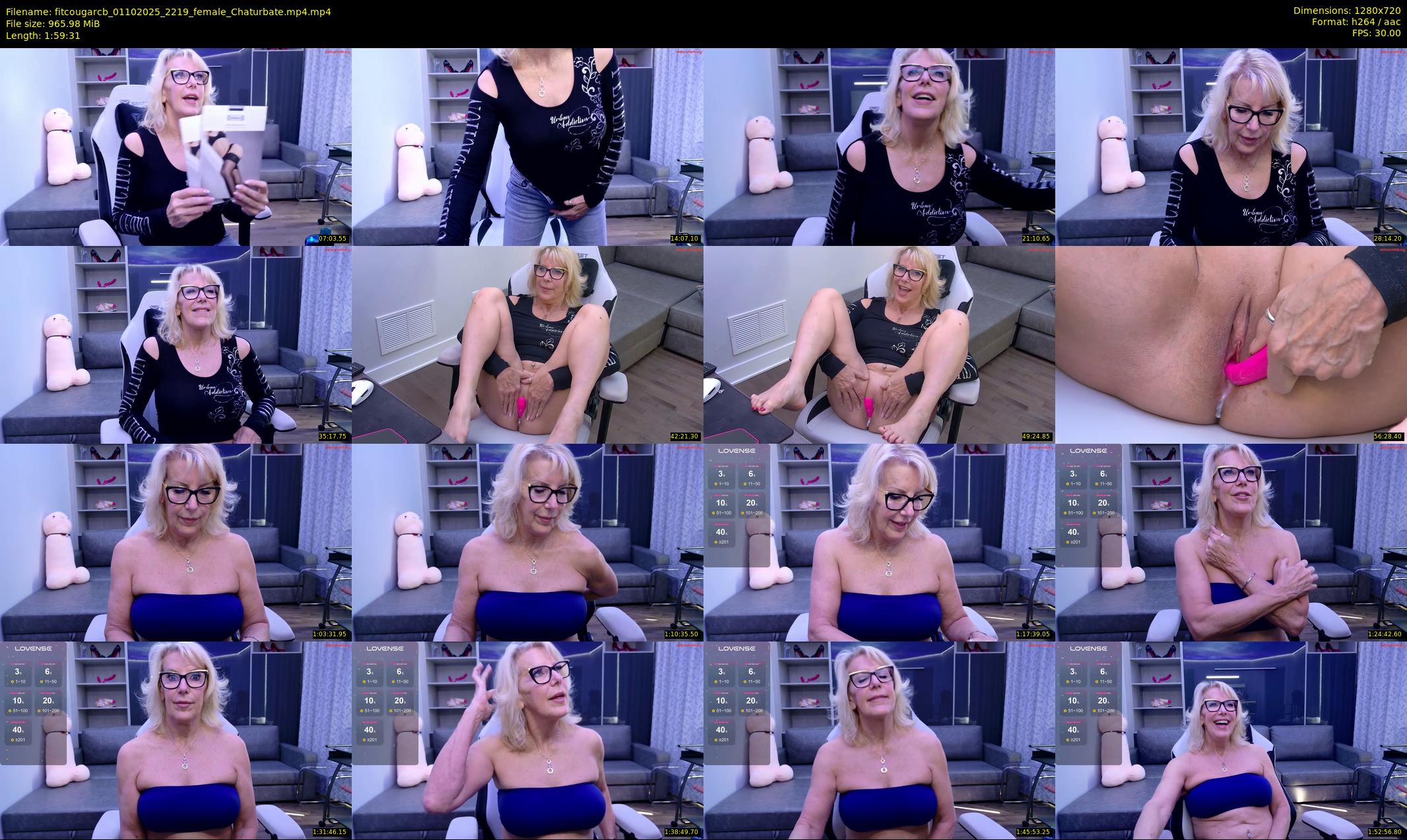 fitcougarcb — 120 minute Chaturbate female cam show recording, 720p, Oct 1, 2025
