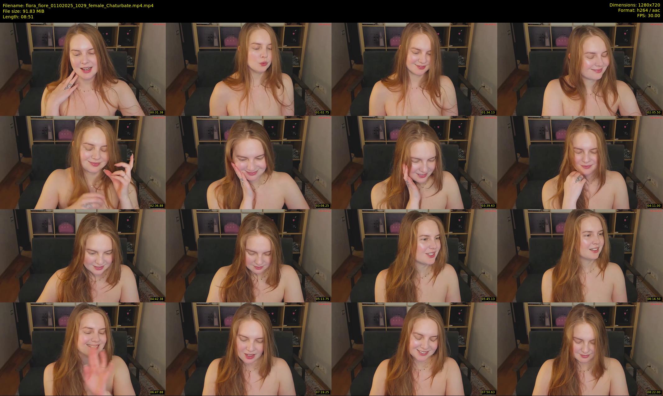 flora_fiore — 9 minute Chaturbate female cam show recording, 720p, Oct 1, 2025
