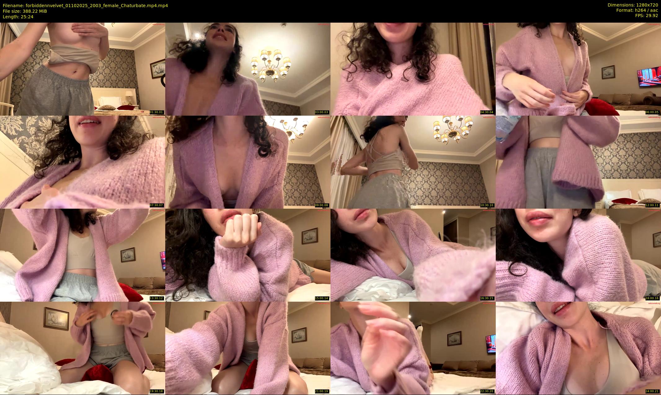forbiddennvelvet — 26 minute Chaturbate female cam show recording, 720p, Oct 1, 2025