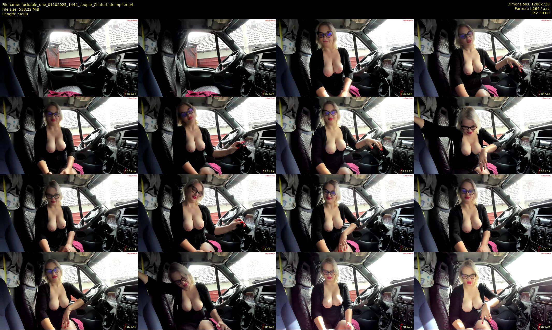 fuckable_one — 55 minute Chaturbate couple cam show recording, 720p, Oct 1, 2025
