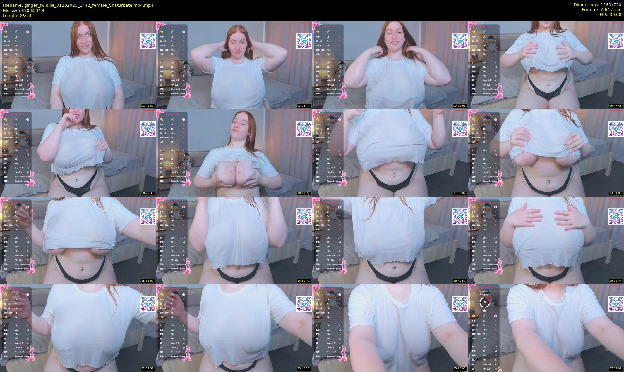 ginger_twinkle — 29 minute Chaturbate female cam show recording, 720p, Oct 1, 2025
