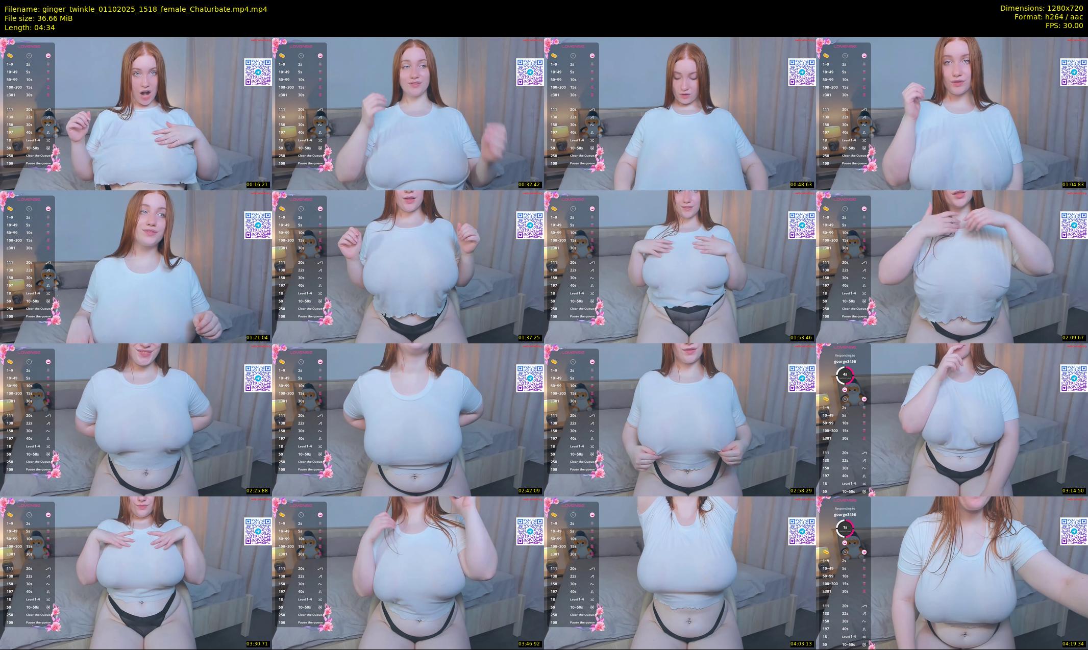 ginger_twinkle — 5 minute Chaturbate female cam show recording, 720p, Oct 1, 2025