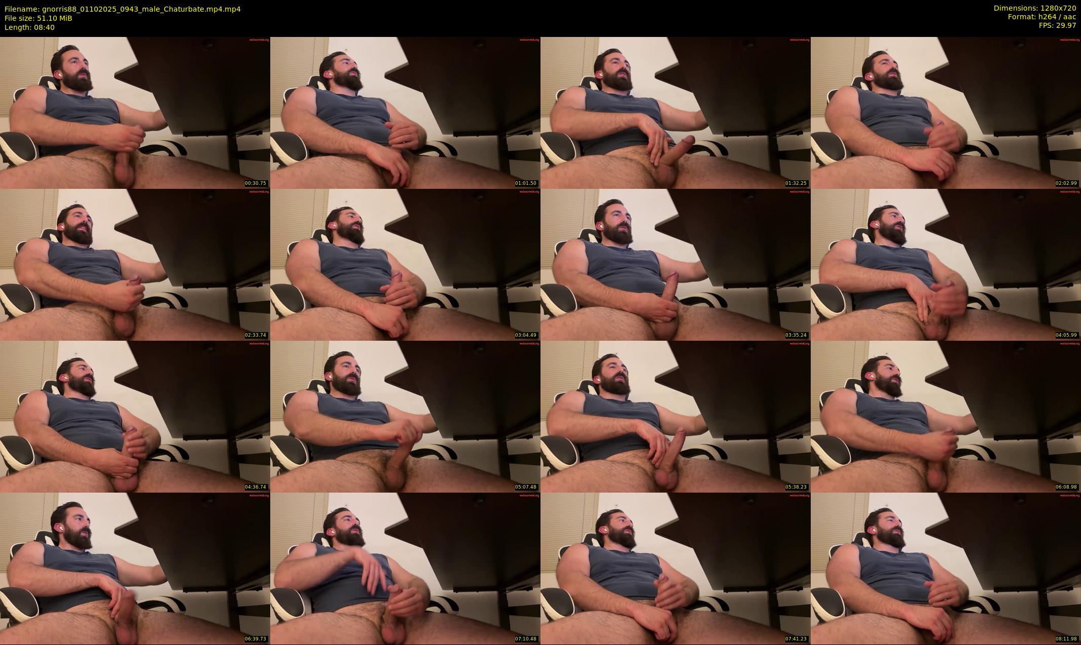 gnorris88 — 9 minute Chaturbate male cam show recording, 720p, Oct 1, 2025